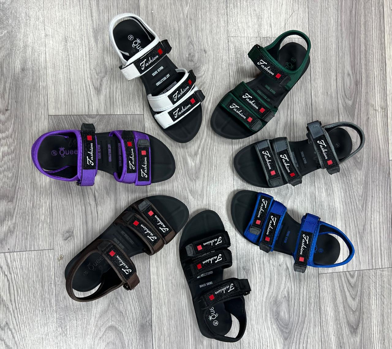 Женские весенние босоножки FASHION SO-246-2 (10 пар в коробе, размер 36-41)