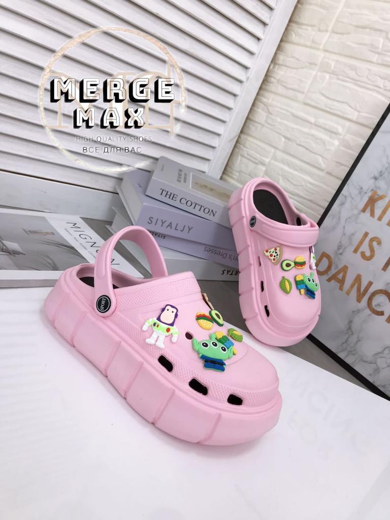 Женские летние шлепанцы MERGE MAX SO-221-185 (6 пар в коробе, размер 35-40)