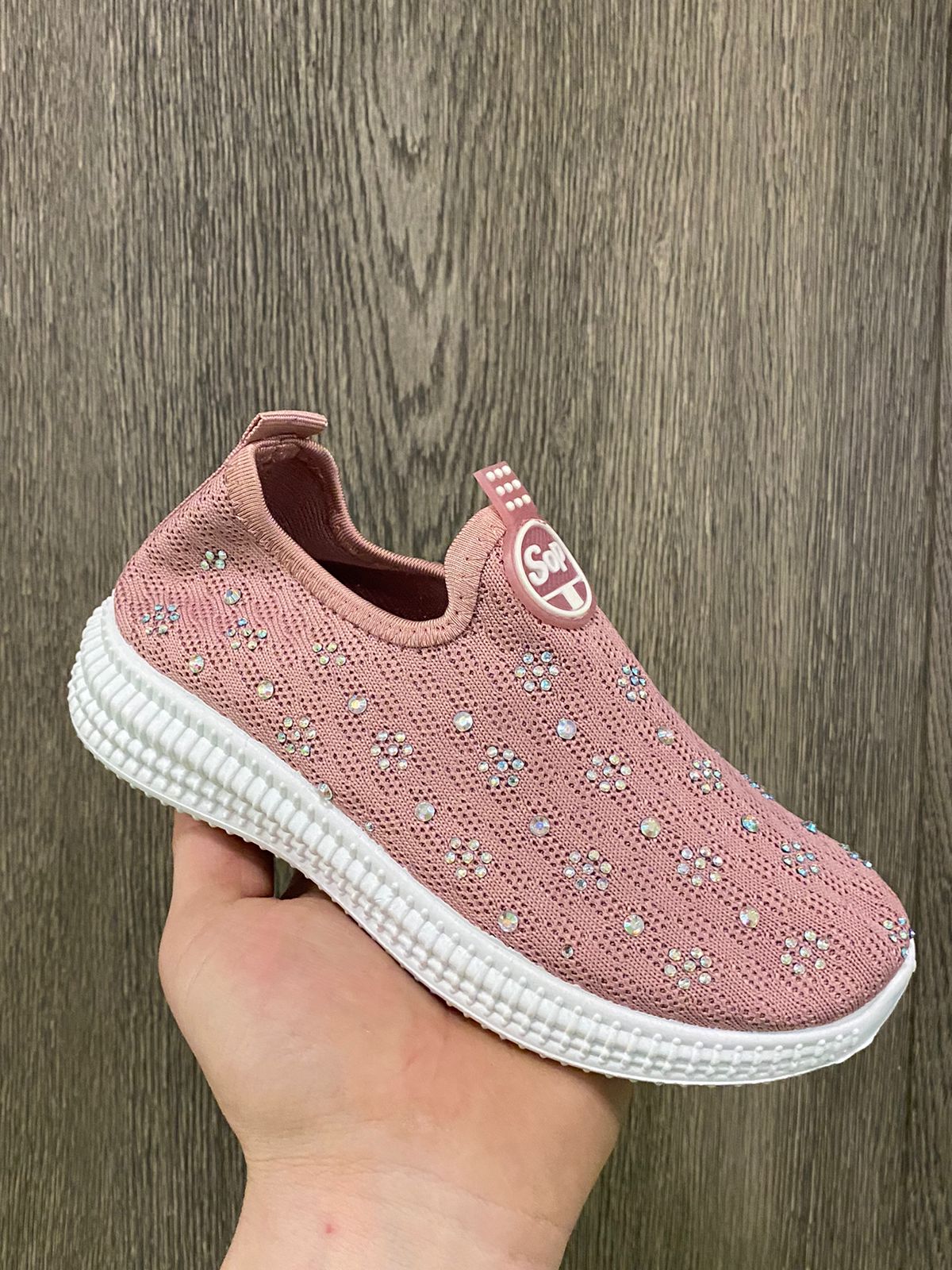 Детские весенние слипоны FASHION SO-239-125 (10 пар в коробе, размер 31-36)