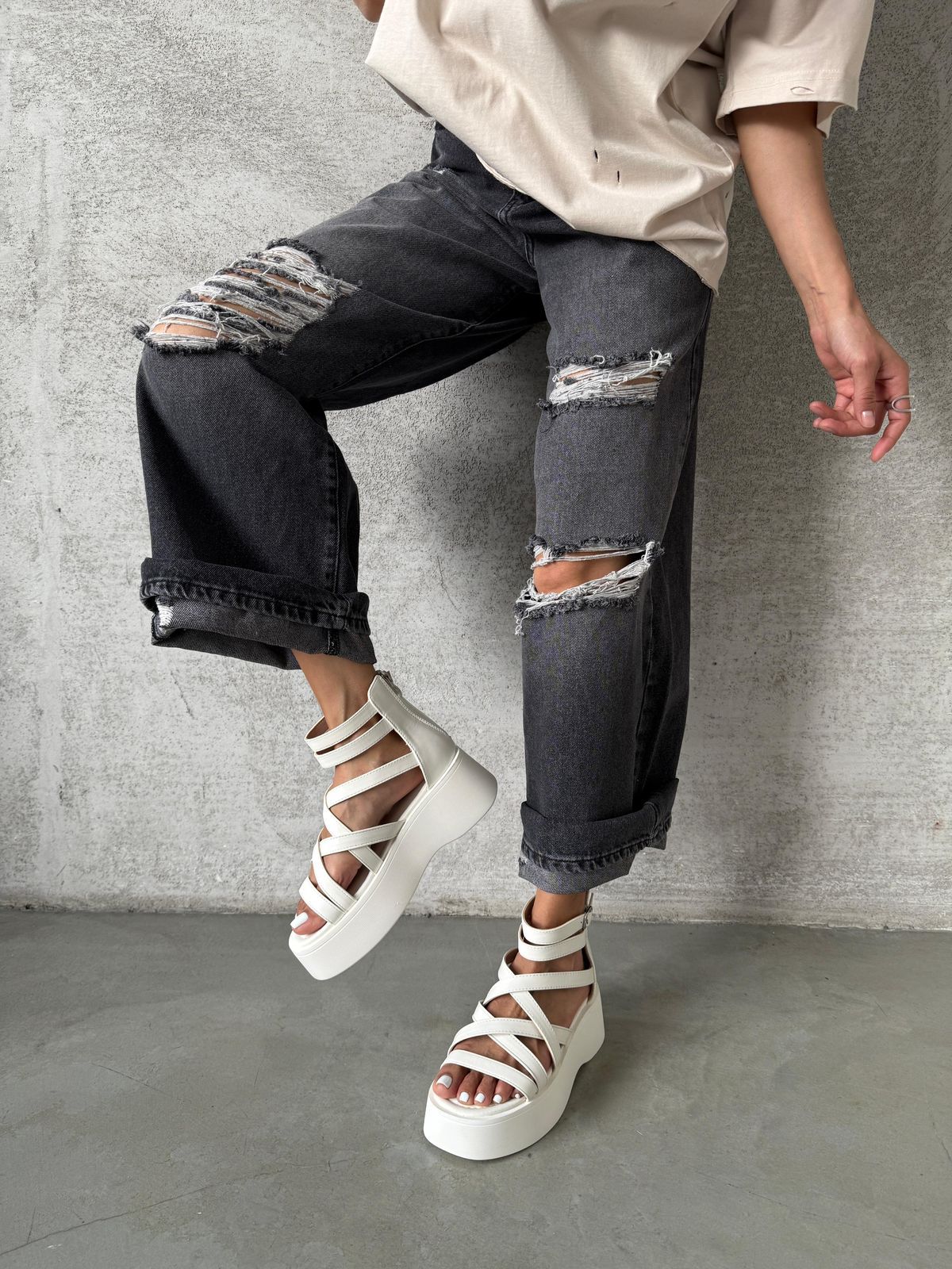 Женские босоножки  FASHION SO-253-296 (8 пар в коробе, 36-42 размер)