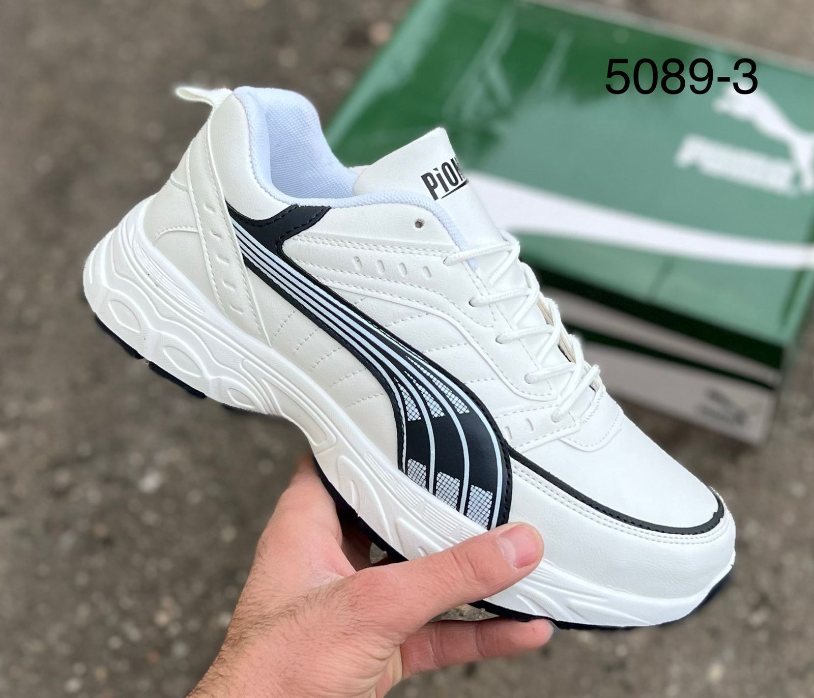 Мужские весенние кроссовки AIR SO-229-118 (8 пар в коробе, размер 41-46)