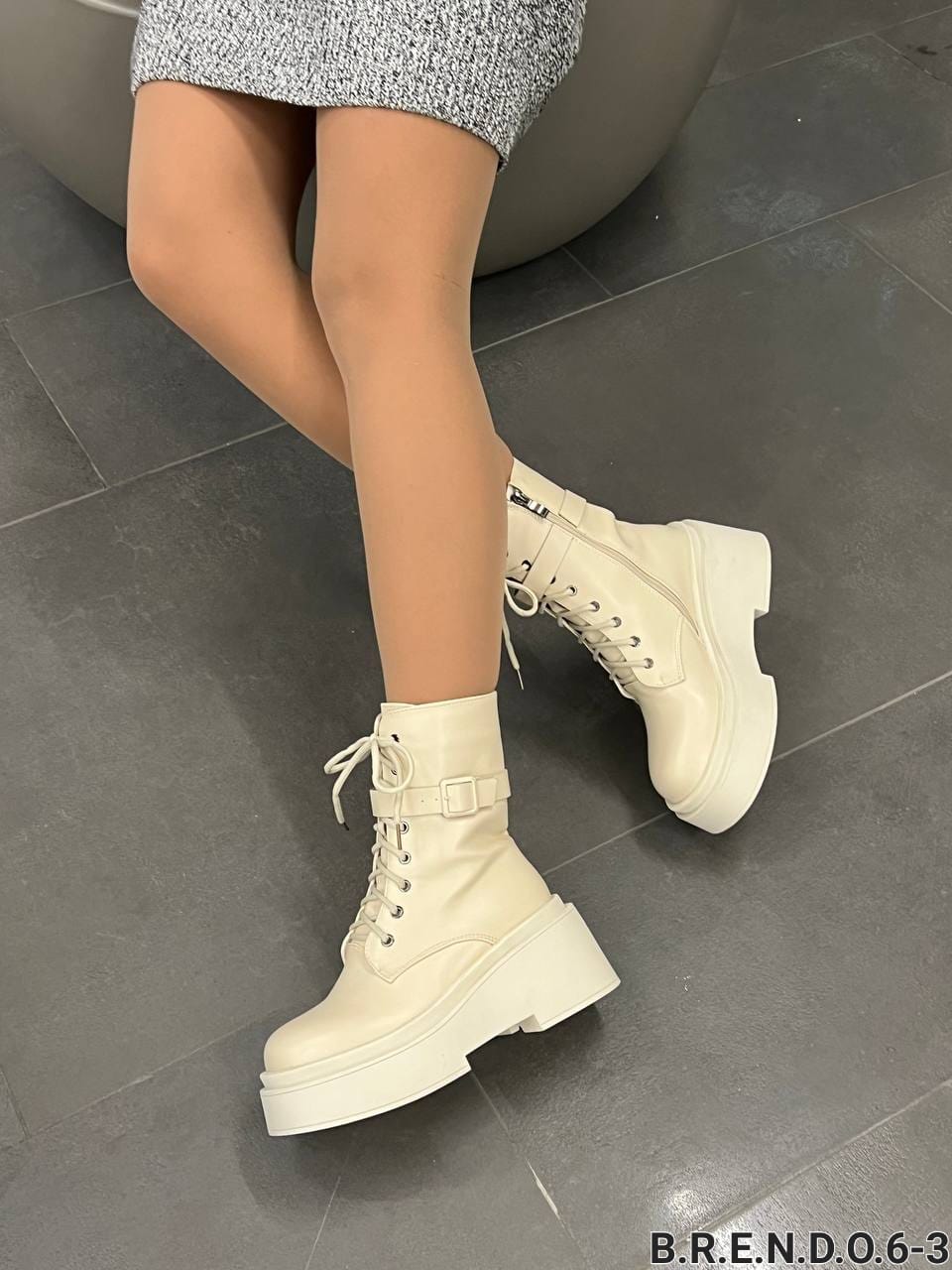 Женские весенние ботинки FASHION SO-222-125 (8 пар в коробе, размер 36-41)