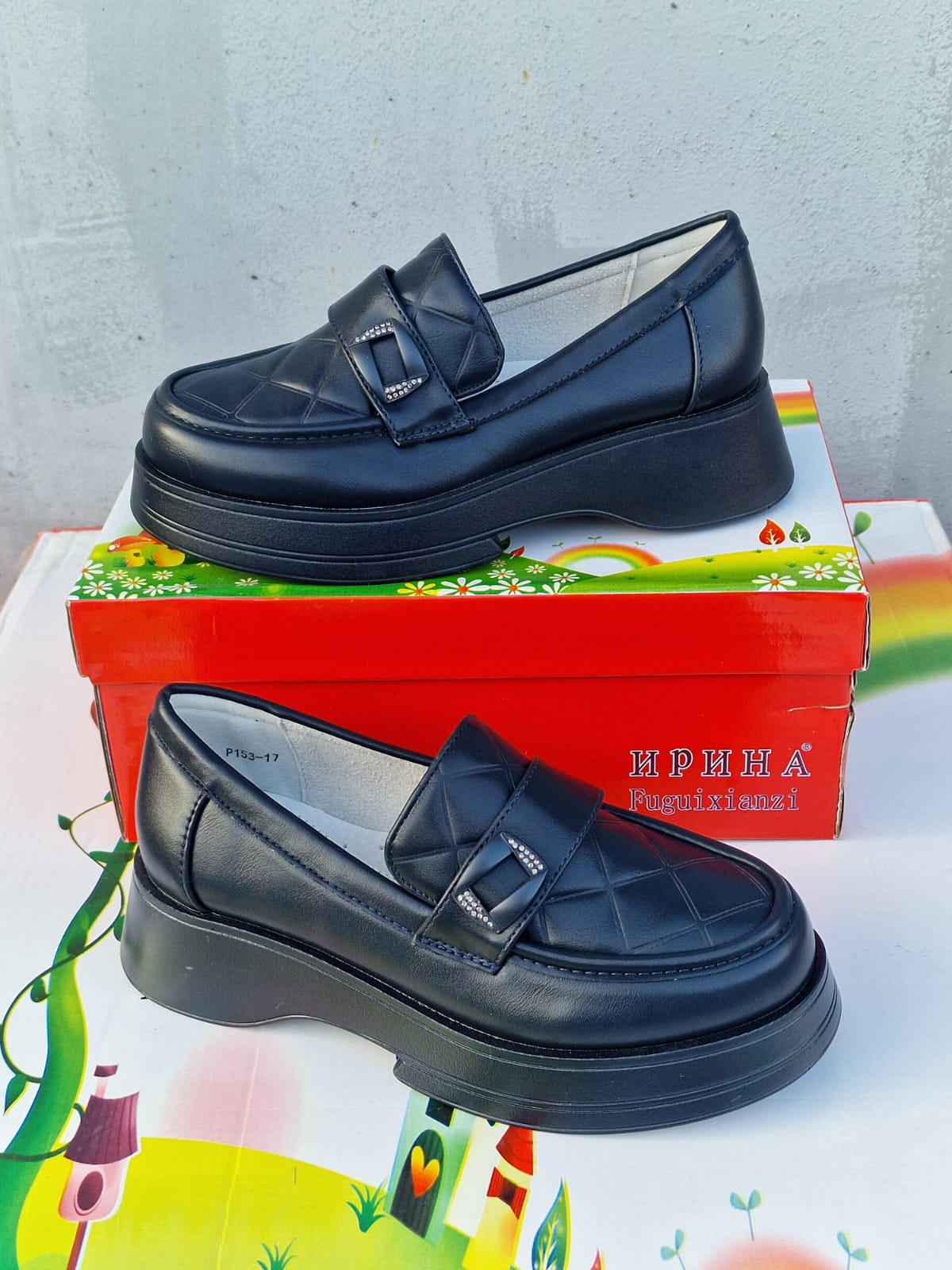 Детские туфли  FASHION SO-263-2 (8 пар в коробе, 31-37 размер)