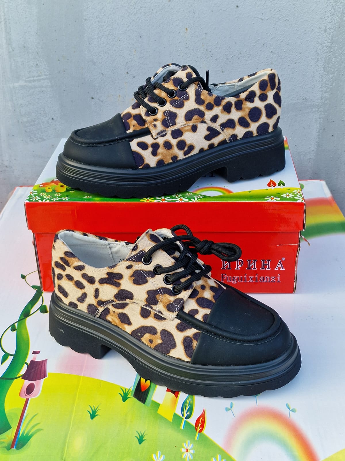 Детские туфли  FASHION SO-263-6 (8 пар в коробе, 31-37 размер)