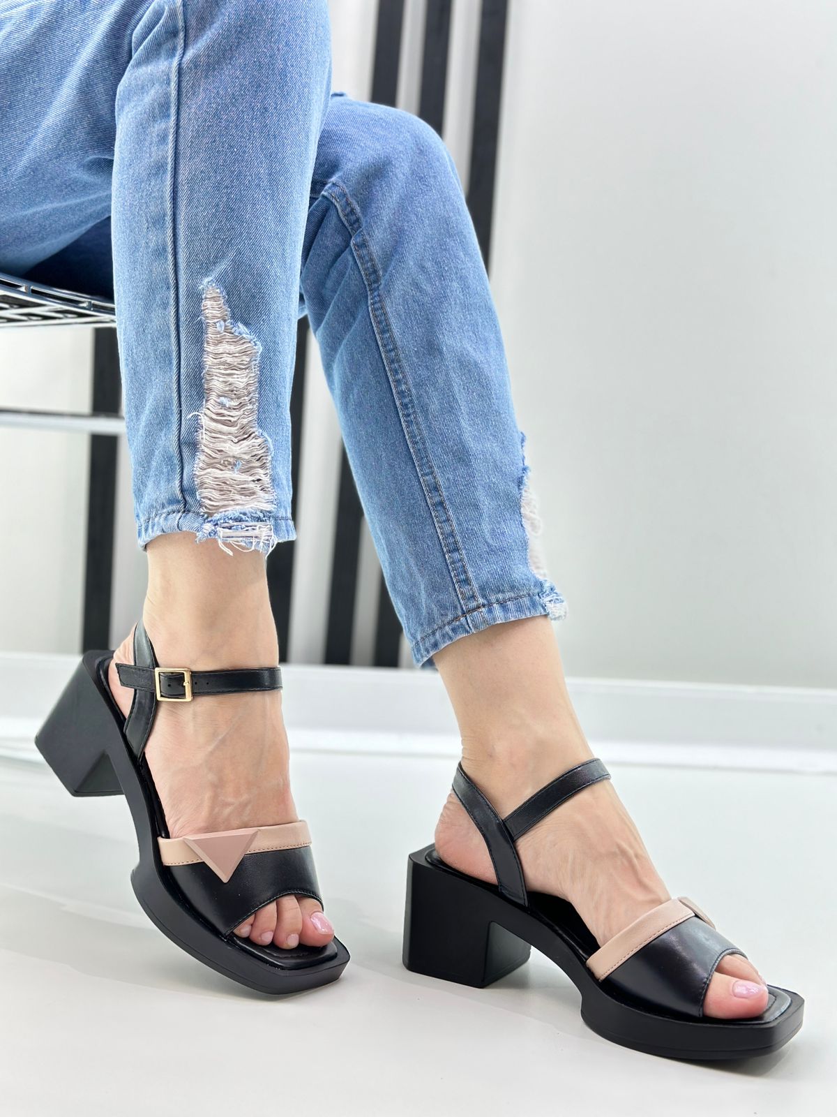 Женские летние босоножки FASHION SO-240-314 (8 пар в коробе, размер 36-41)