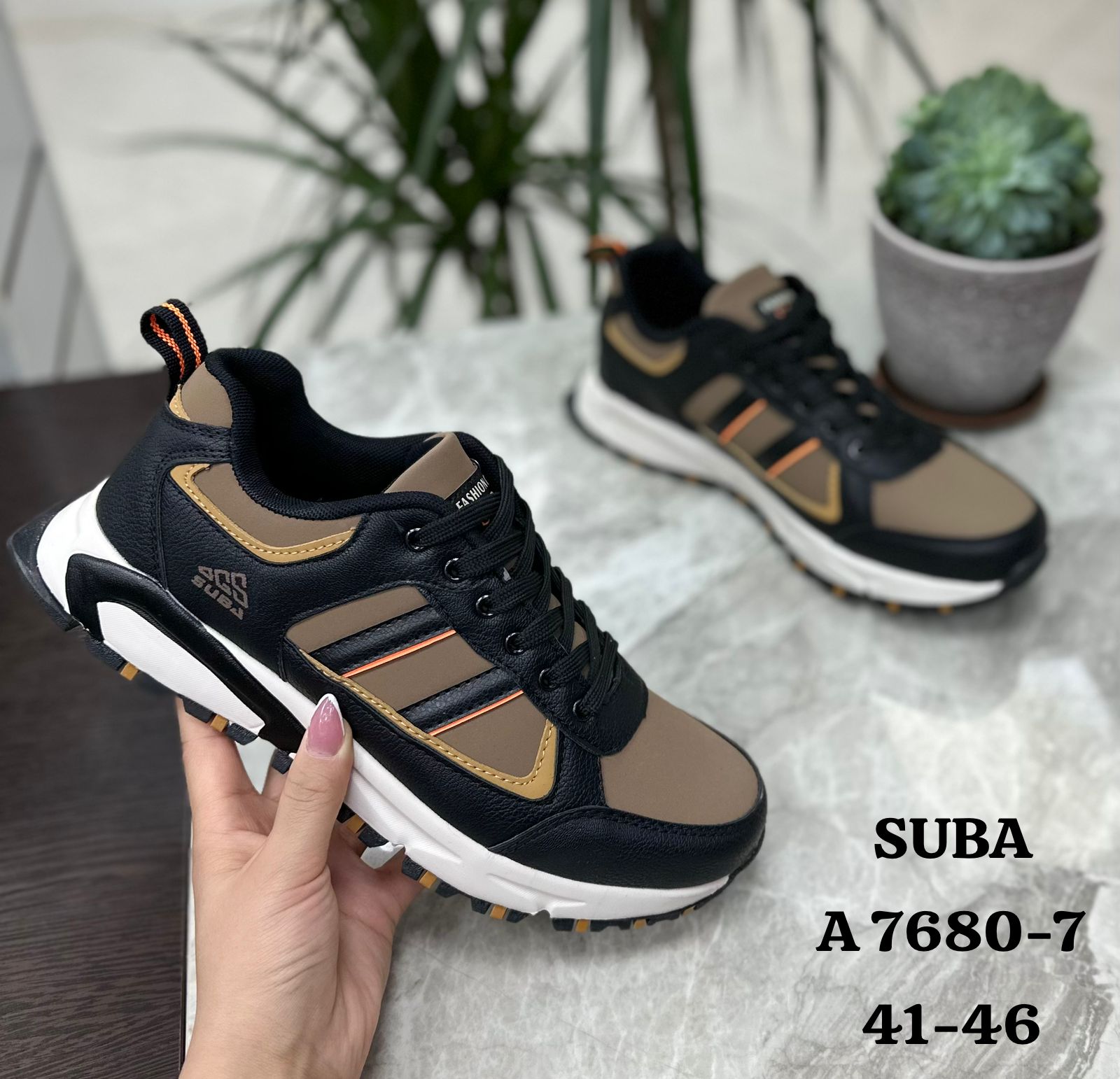 Мужские весенние кроссовки SUBA SO-223-3 (8 пар в коробе, размер 41-46)