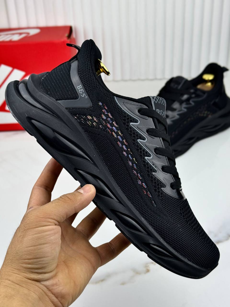 Мужские весенние кроссовки AIR SO-240-226 (8 пар в коробе, размер 41-46)