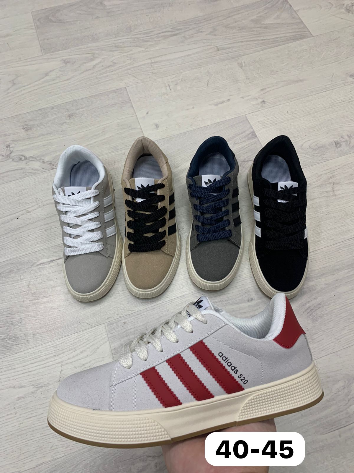 Мужские весенние кроссовки AIR SO-224-66 (8 пар в коробе, размер 40-45)