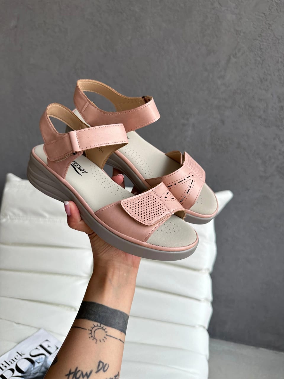 Женские босоножки  FASHION SO-259-173 (8 пар в коробе, 36-41 размер)