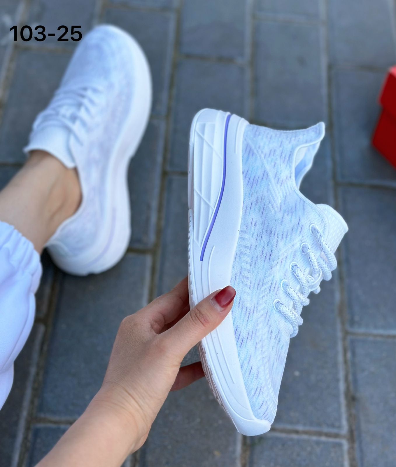 Женские кроссовки  FASHION SO-257-167 (10 пар в коробе, 36-42 размер)