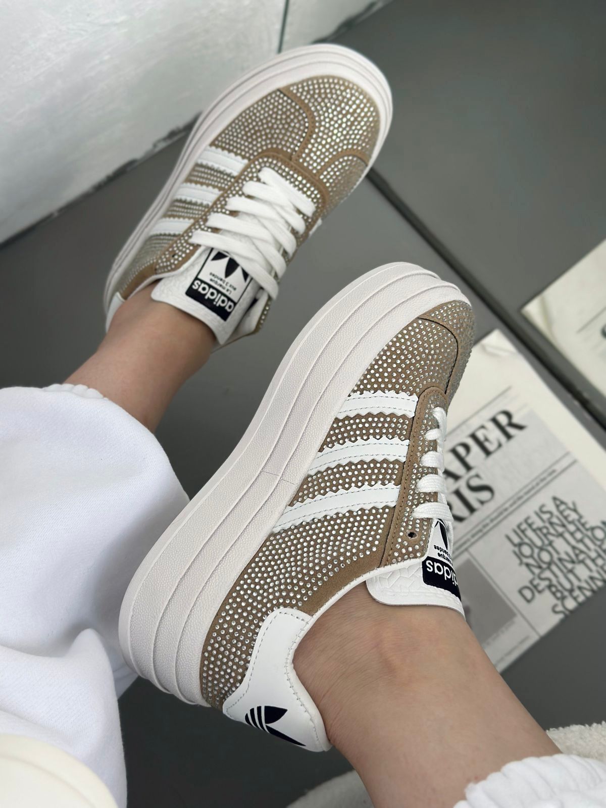 Женские весенние кроссовки FASHION SO-245-16 (6 пар в коробе, размер 36-41)