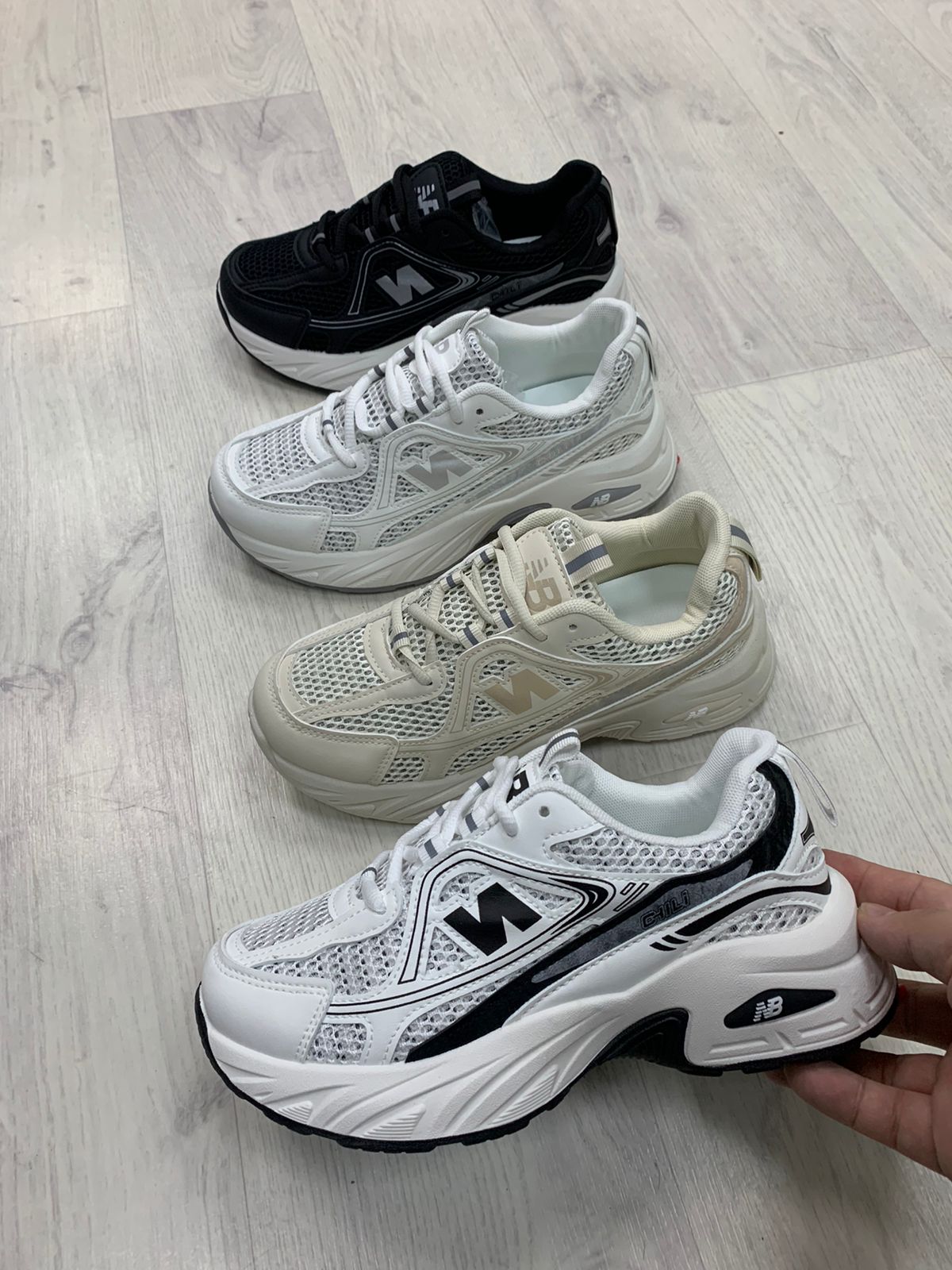 Женские весенние кроссовки FASHION SO-219-5 (8 пар в коробе, размер 36-41)