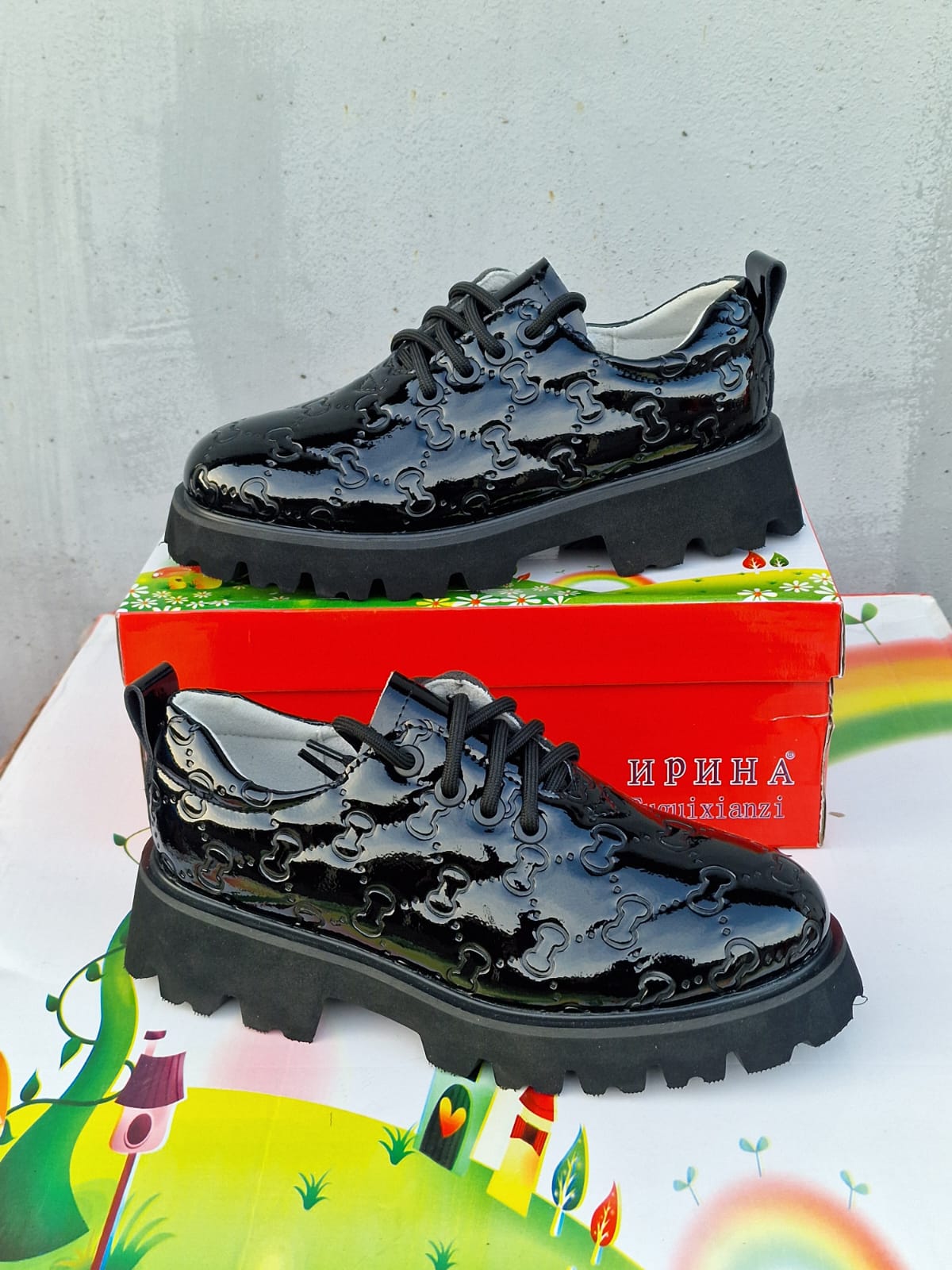 Детские туфли  FASHION SO-263-131 (8 пар в коробе, 33-38 размер)