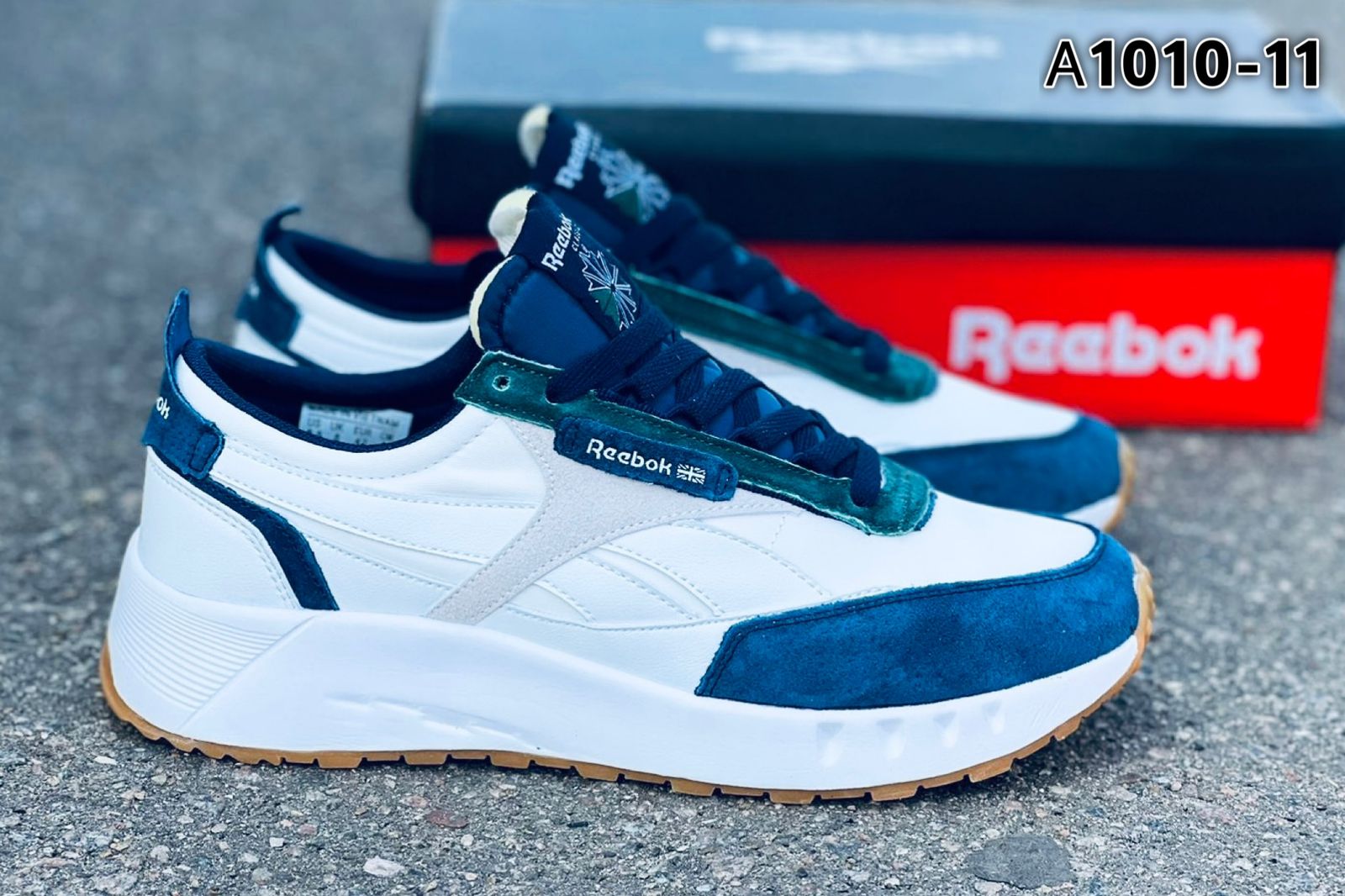 Мужские весенние кроссовки AIR SO-227-111 (6 пар в коробе, размер 41-46)