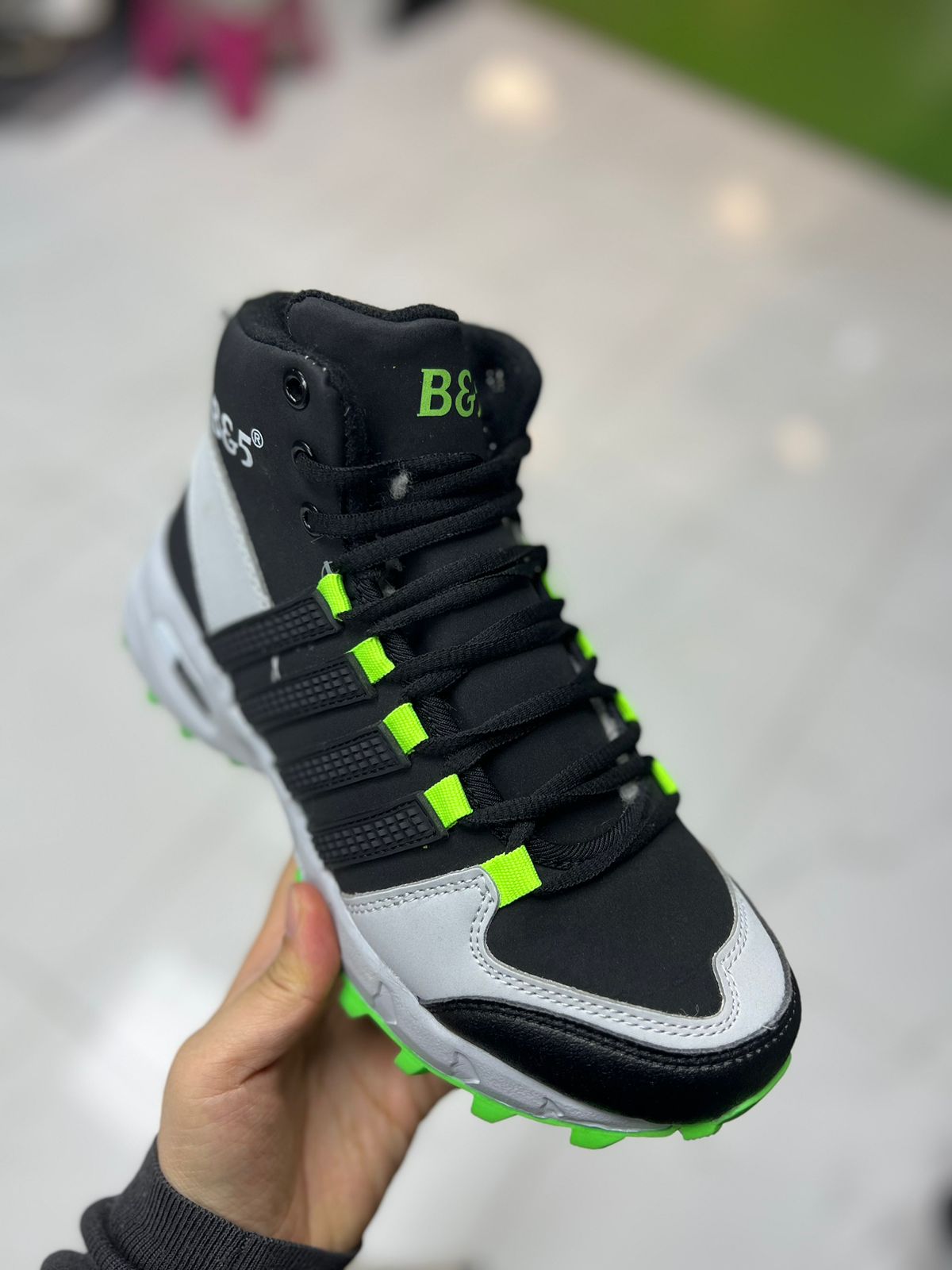 Мужские зимние ботинки B&5 SO-213-87 (8 пар в коробе, размер 36-41)