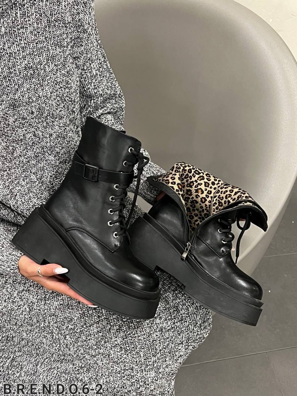 Женские весенние ботинки FASHION SO-222-120 (8 пар в коробе, размер 36-41)