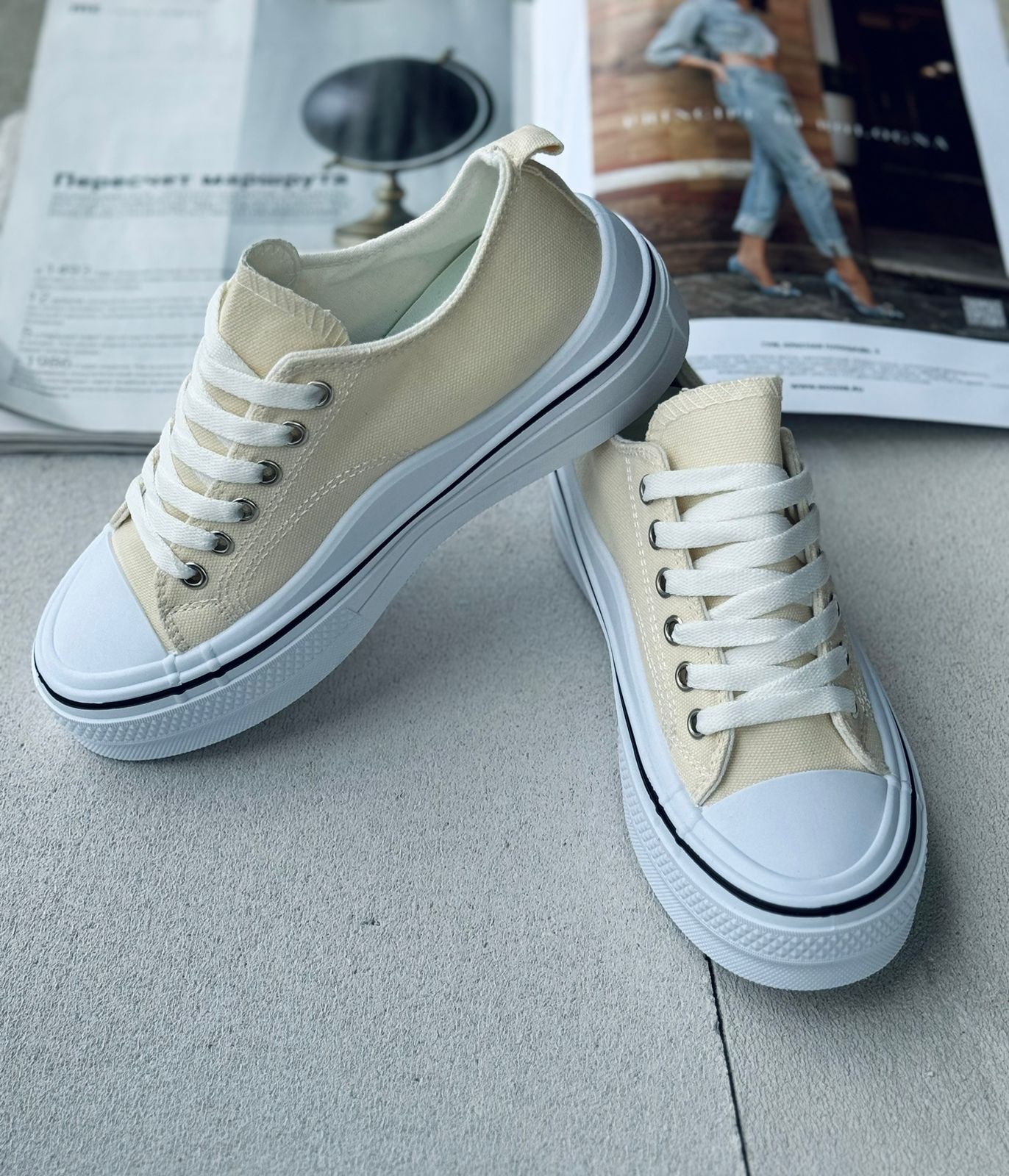 Женские весенние кеды FASHION SO-240-71 (8 пар в коробе, размер 36-41)