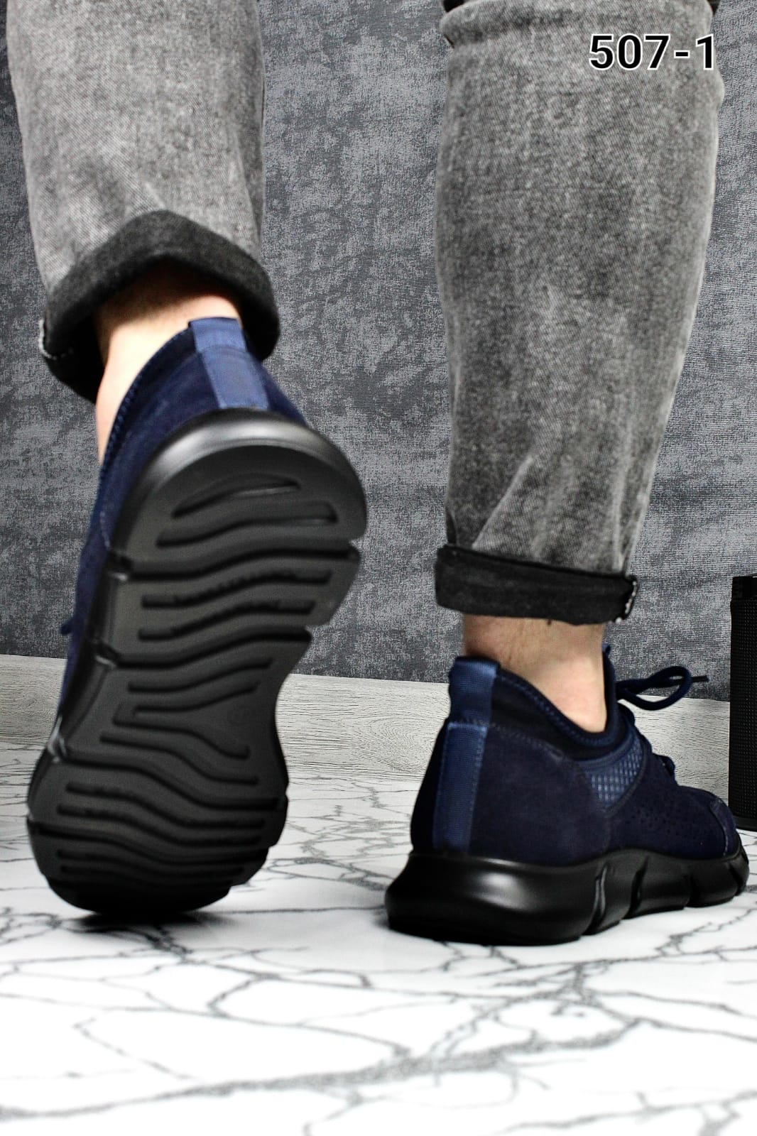 картинка Мужские весенние кроссовки AIR SO-243-60 (8 пар в коробе, размер 41-46) от оптового интернет-магазина Shoesopt.by