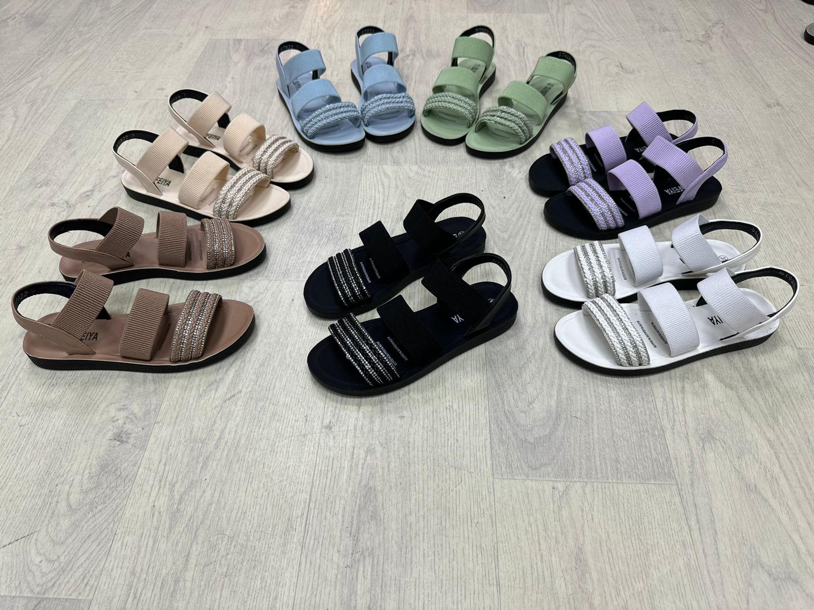 Женские весенние босоножки SUYIFEIYA SO-246-47 (10 пар в коробе, размер 36-41)