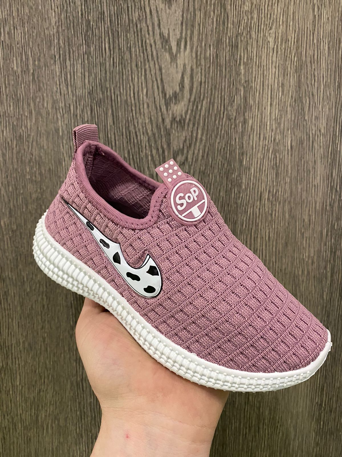 Детские весенние слипоны FASHION SO-239-110 (10 пар в коробе, размер 31-36)