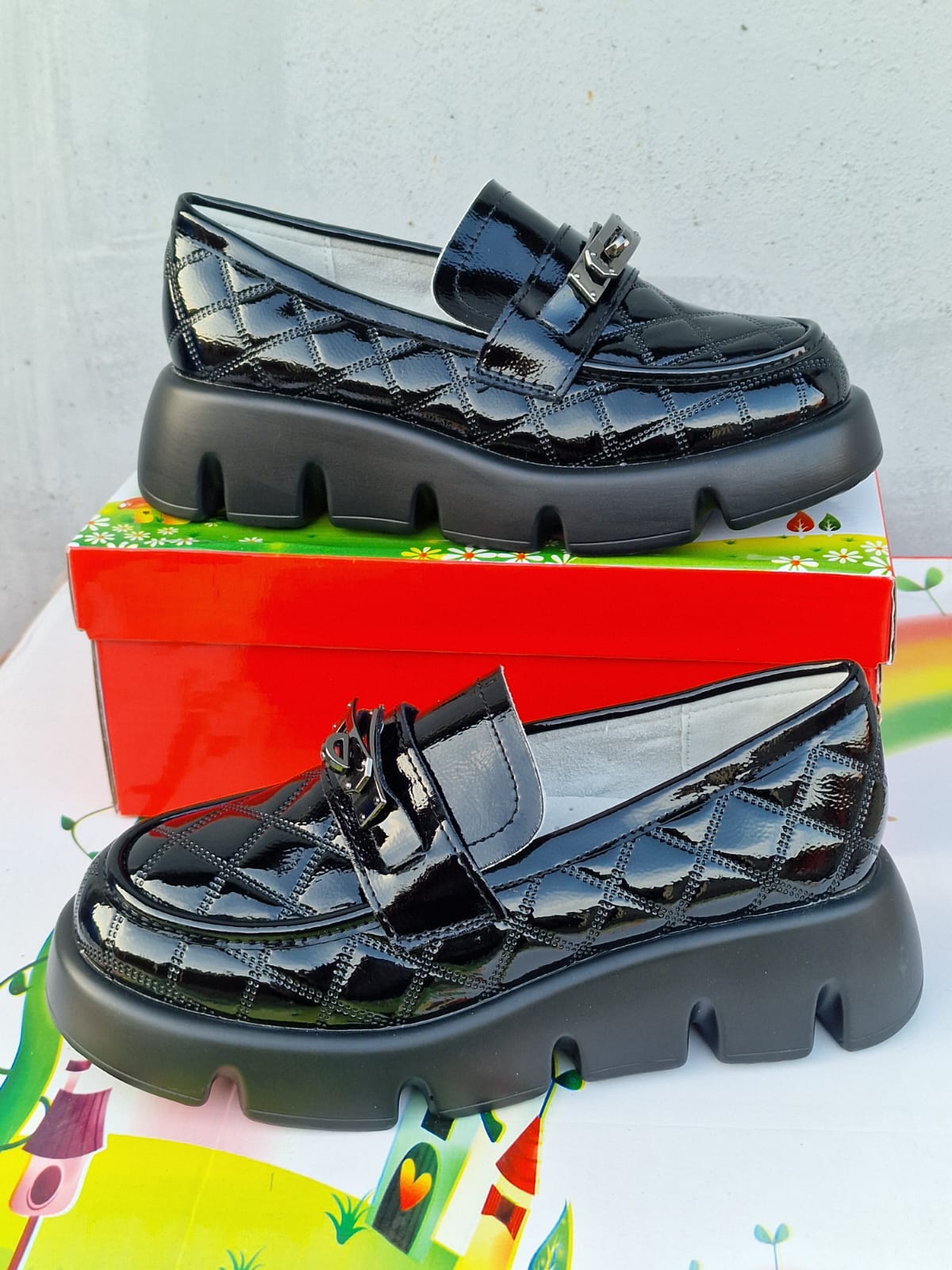 Детские туфли  FASHION SO-263-128 (8 пар в коробе, 33-38 размер)