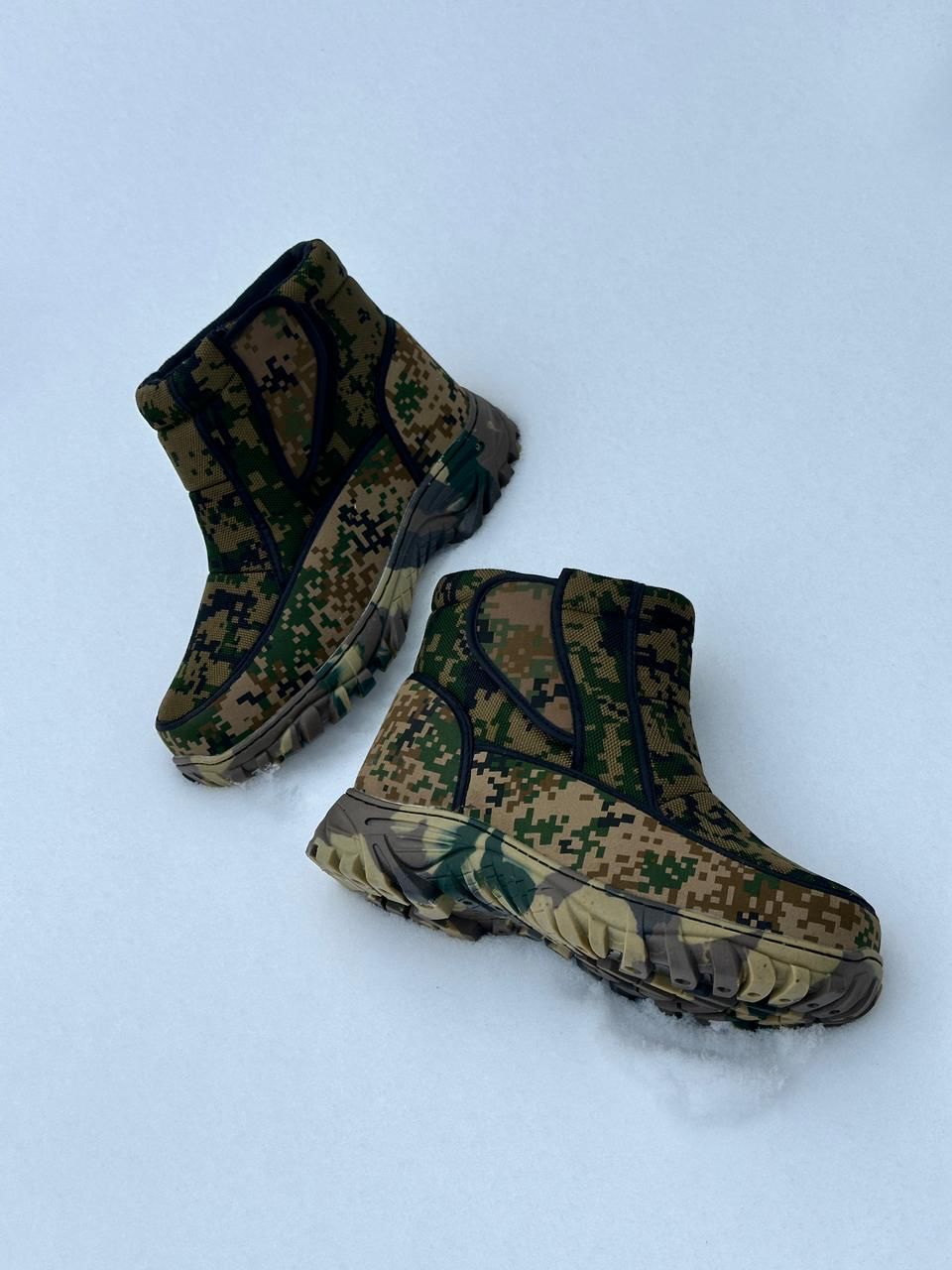 Мужские зимние дутики FASHION SO-222-25 (8 пар в коробе, размер 41-46)