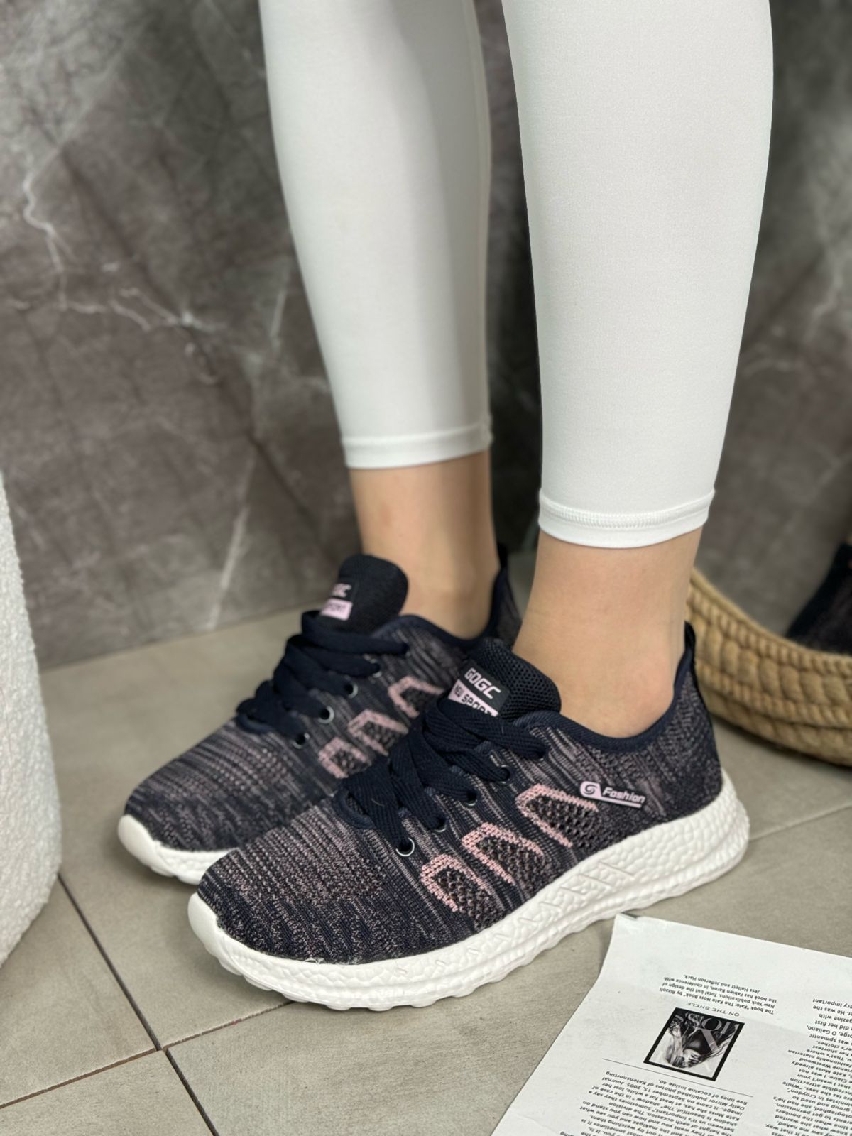 Женские весенние кроссовки FASHION SO-237-54 (8 пар в коробе, размер 36-41)