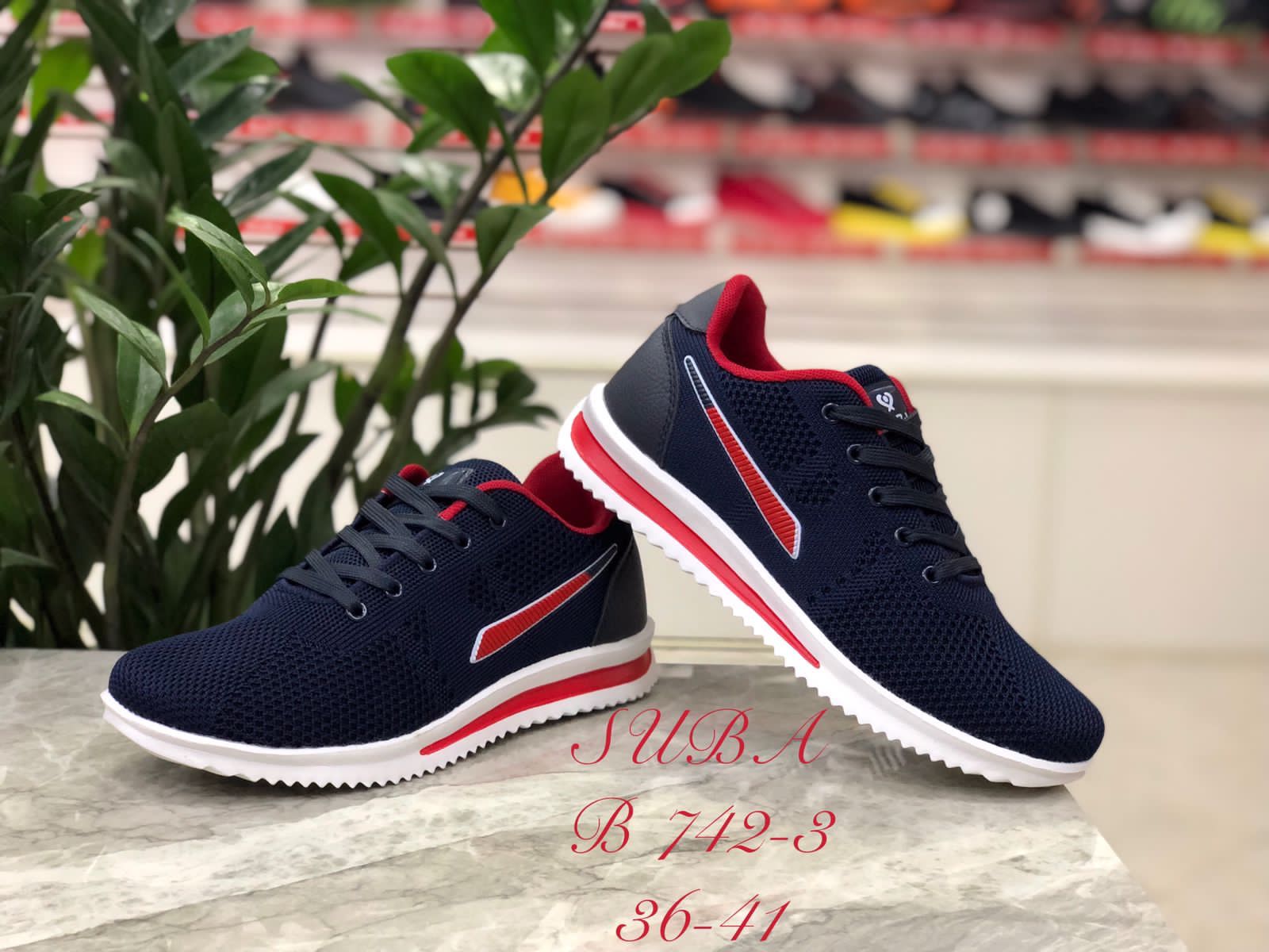 Мужские весенние кроссовки SUBA SO-248-132 (8 пар в коробе, размер 36-41)