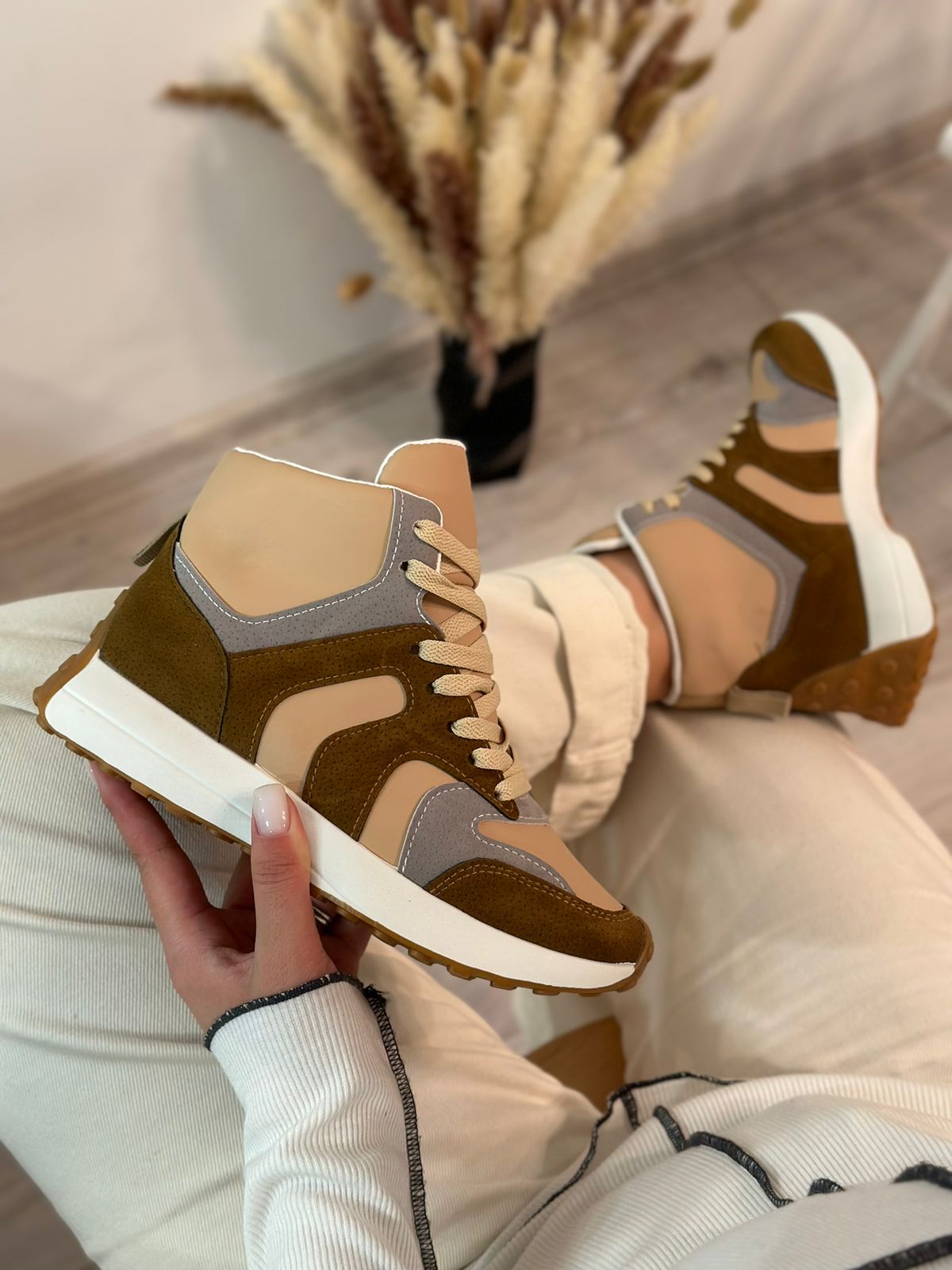 Женские весенние кроссовки AIR SO-221-170 (8 пар в коробе, размер 36-41)