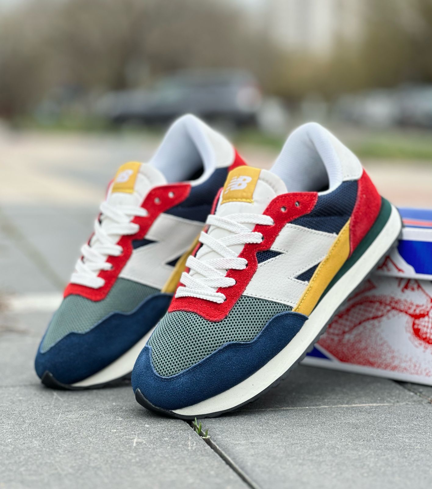 Мужские весенние кроссовки AIR SO-243-111 (8 пар в коробе, размер 41-46)