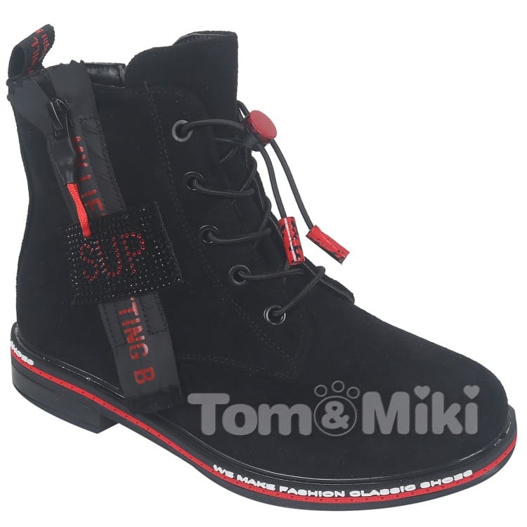 картинка Детские весенние ботинки TOM.MIKI SO-184-116 (8 пар в коробе, размер 32-37) от оптового интернет-магазина Shoesopt.by