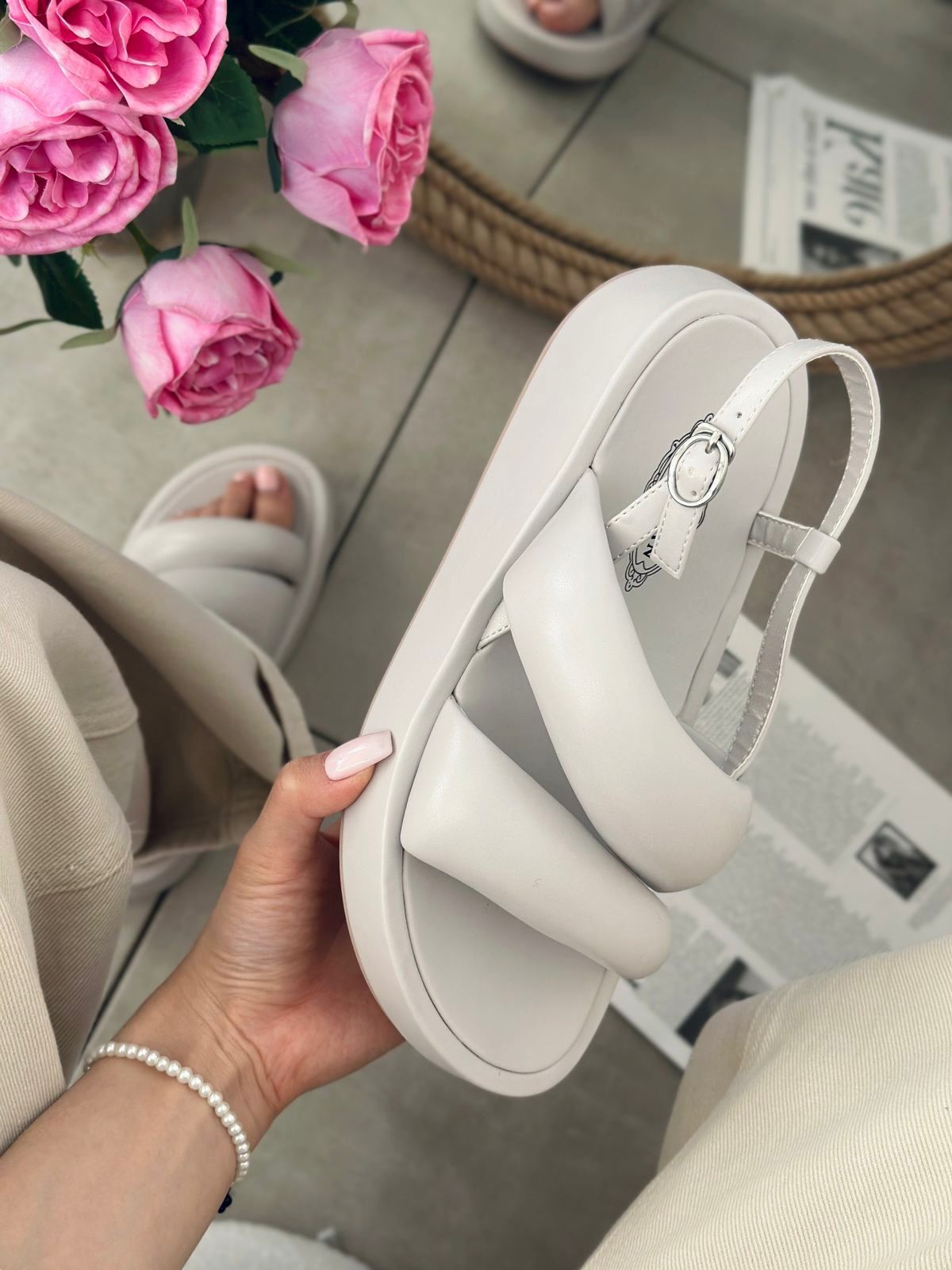 Женские летние босоножки FASHION SO-237-21 (6 пар в коробе, размер 36-40)