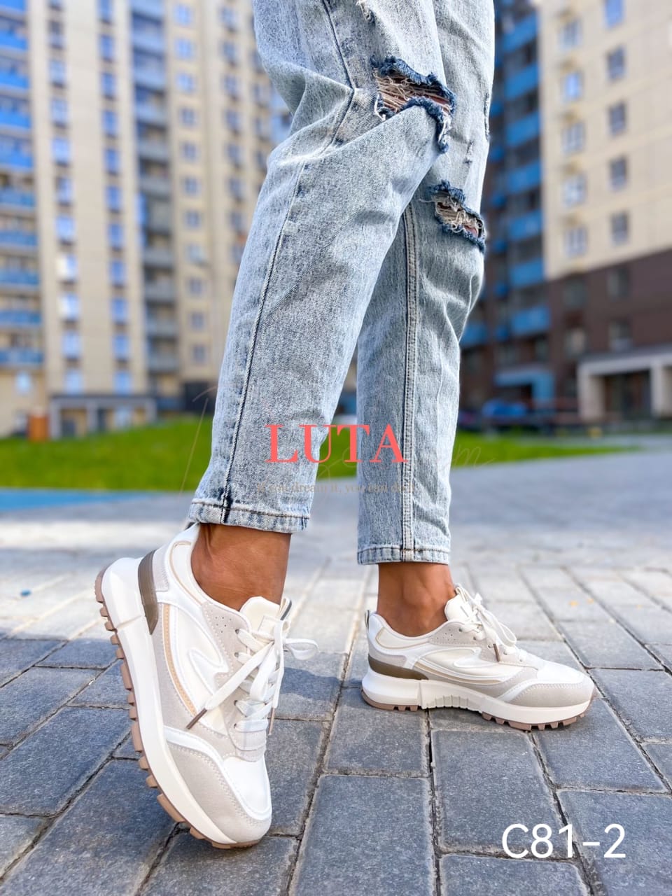 Женские кроссовки  FASHION SO-262-279 (8 пар в коробе, 36-41 размер)