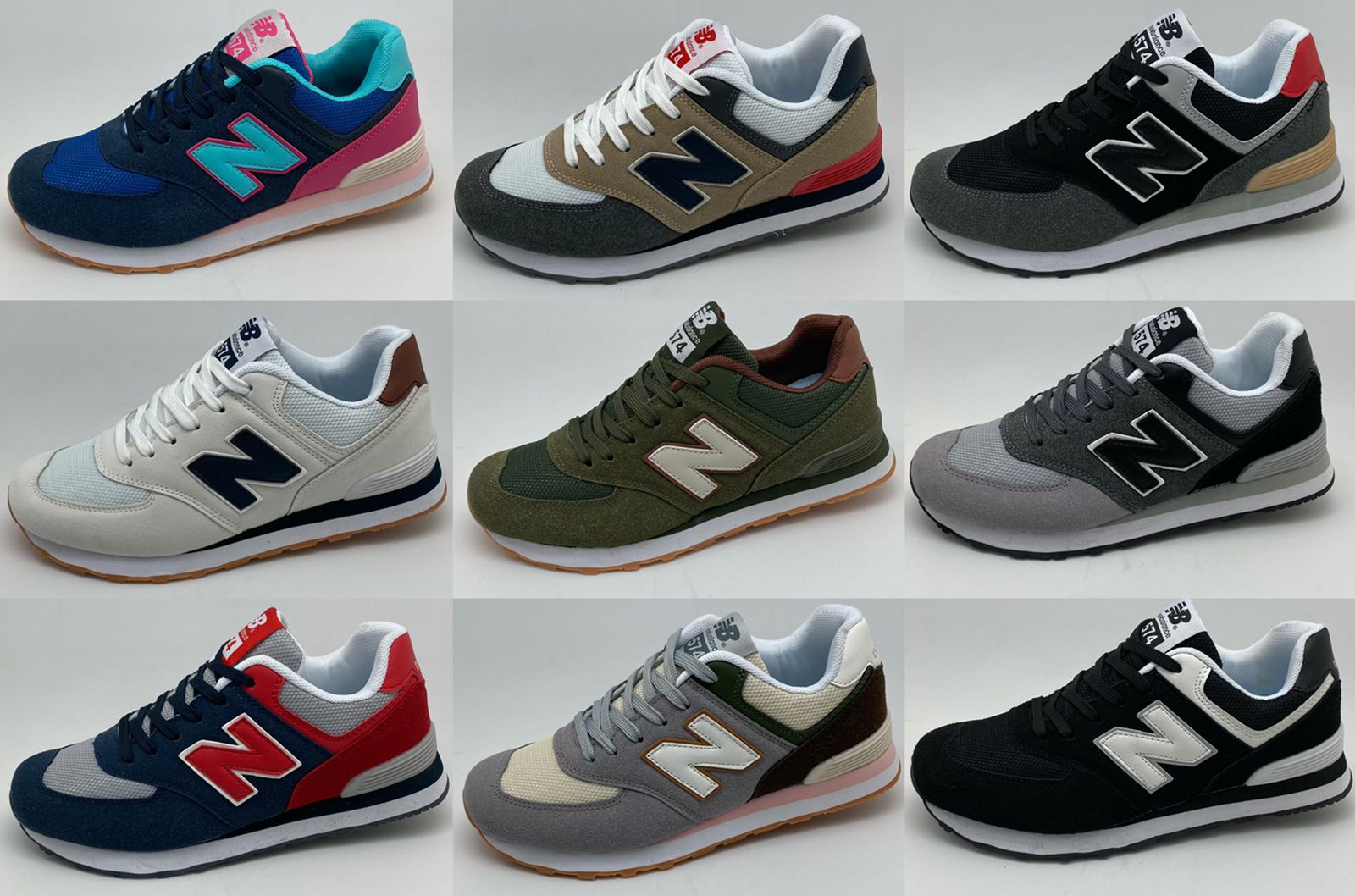 Женские весенние кроссовки AIR SO-222-203 (8 пар в коробе, размер 36-41)