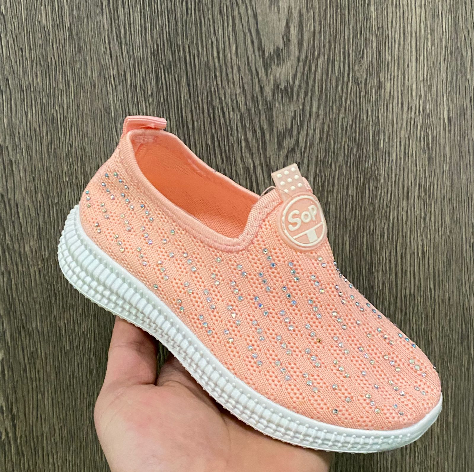 Детские весенние слипоны FASHION SO-239-123 (10 пар в коробе, размер 31-36)