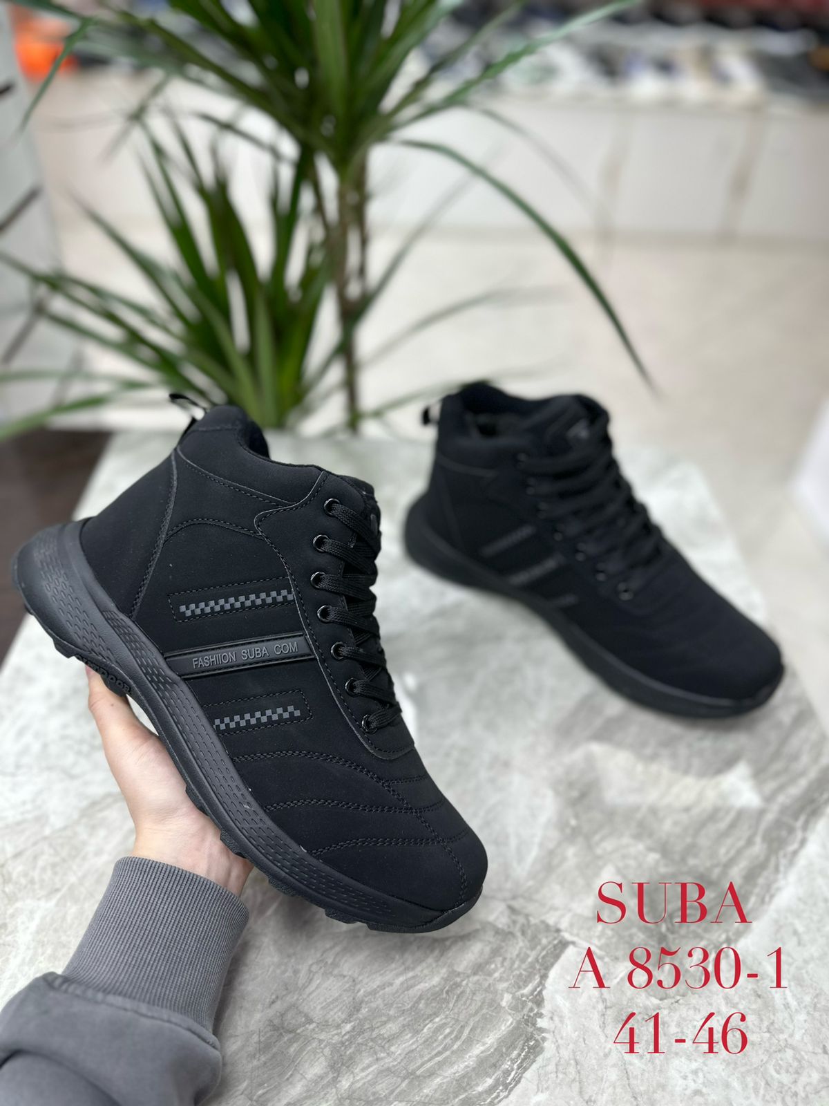 картинка Мужские зимние ботинки SUBA SO-215-110 (8 пар в коробе, размер 41-46) от оптового интернет-магазина Shoesopt.by