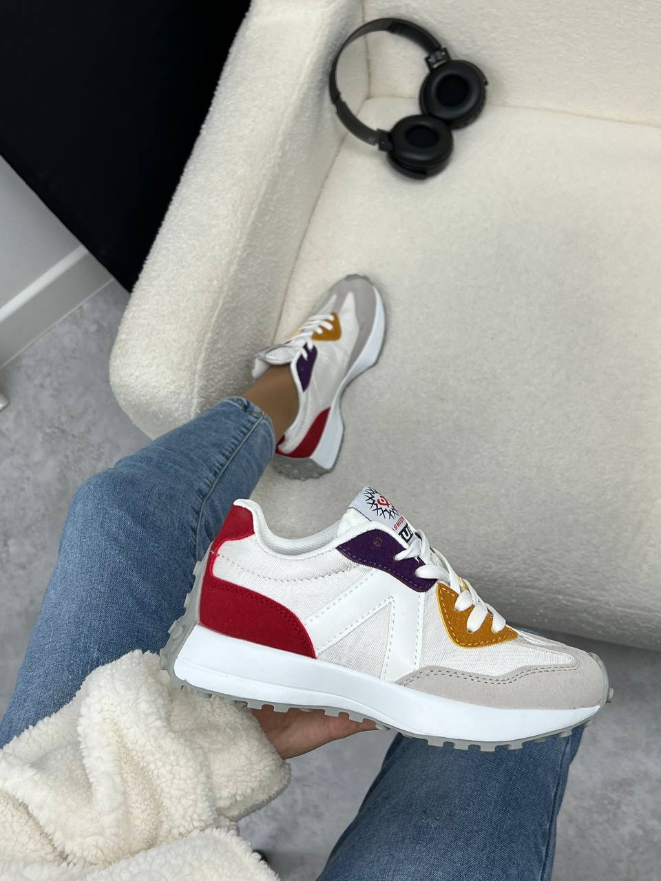 Женские весенние кроссовки AIR SO-221-180 (8 пар в коробе, размер 36-41)