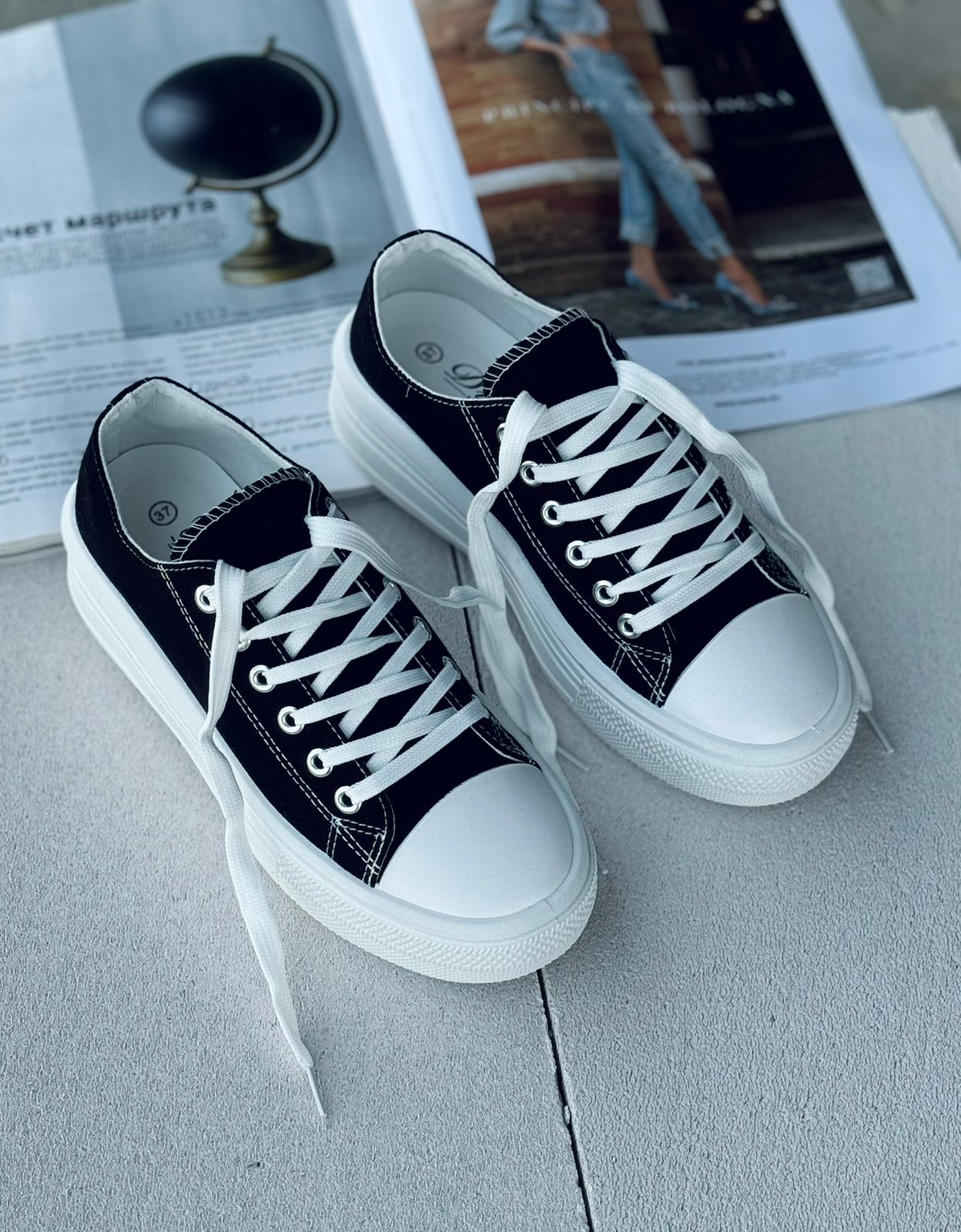 Женские весенние кеды FASHION SO-240-81 (8 пар в коробе, размер 36-41)