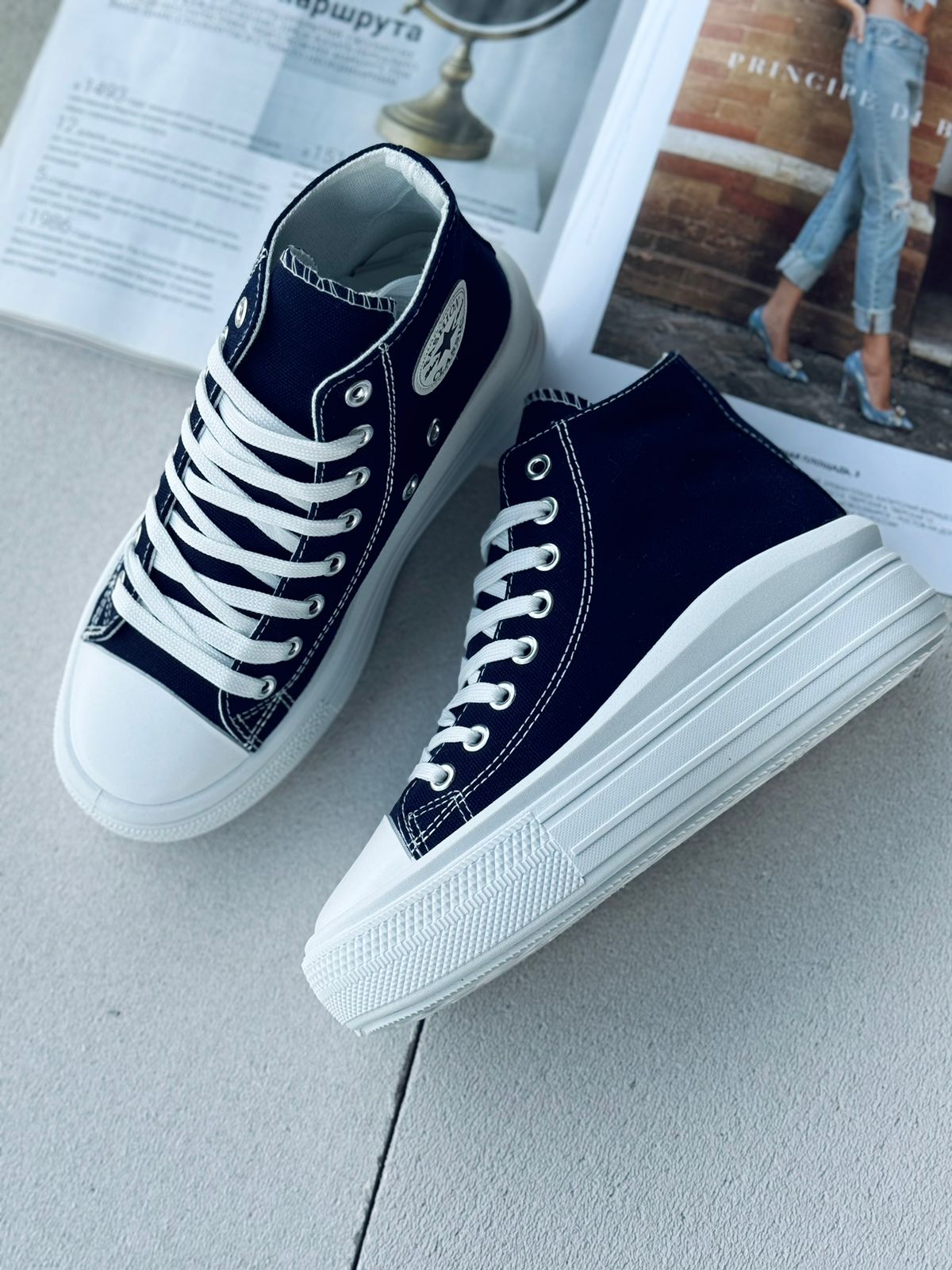 Женские весенние кеды FASHION SO-240-87 (8 пар в коробе, размер 36-41)