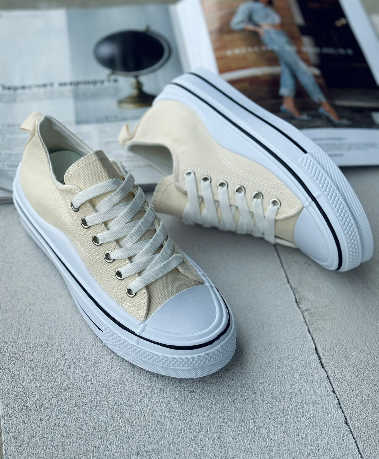 Женские весенние кеды FASHION SO-240-46 (8 пар в коробе, размер 36-41)