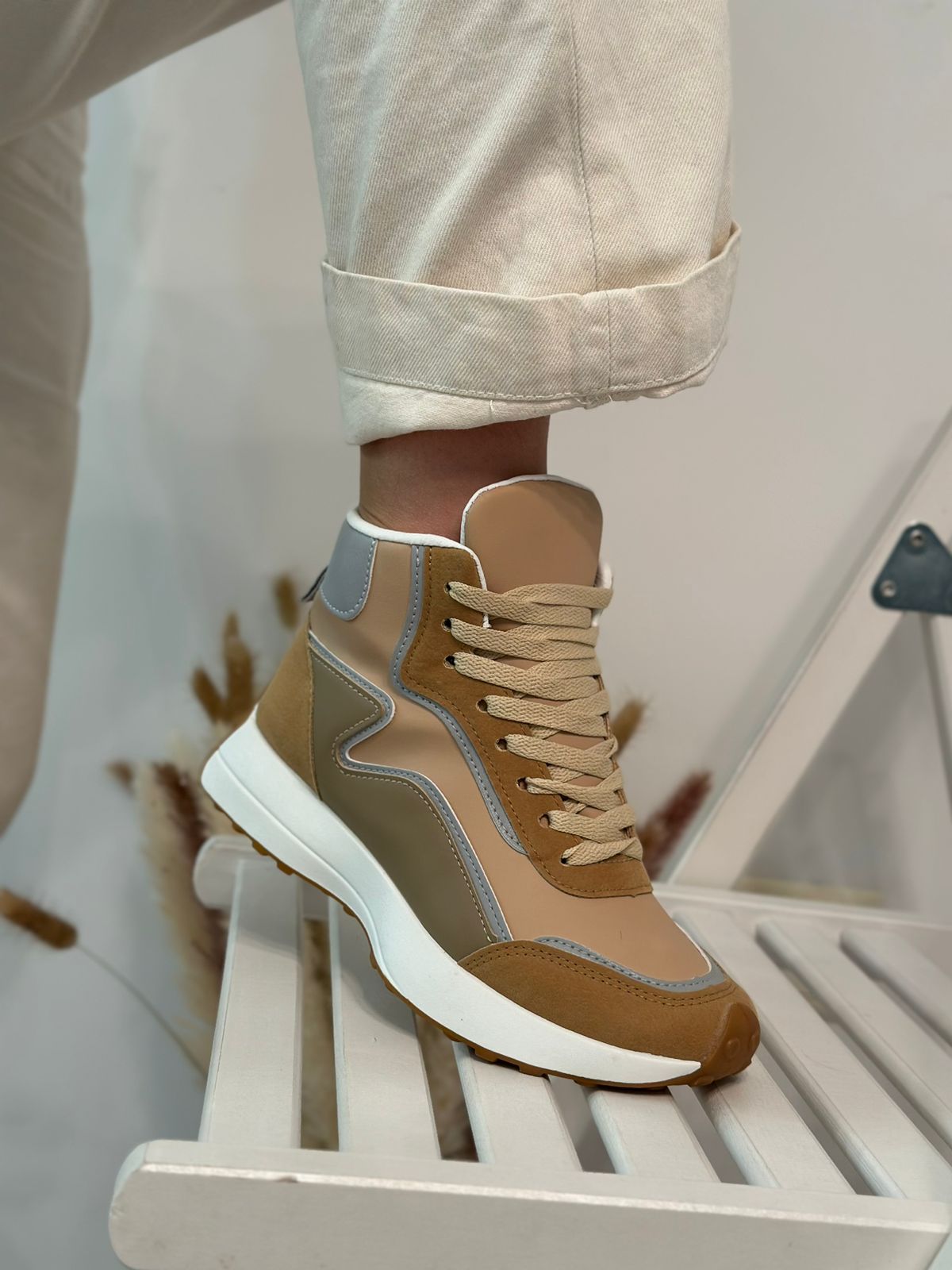 Женские весенние кроссовки AIR SO-221-176 (8 пар в коробе, размер 36-41)