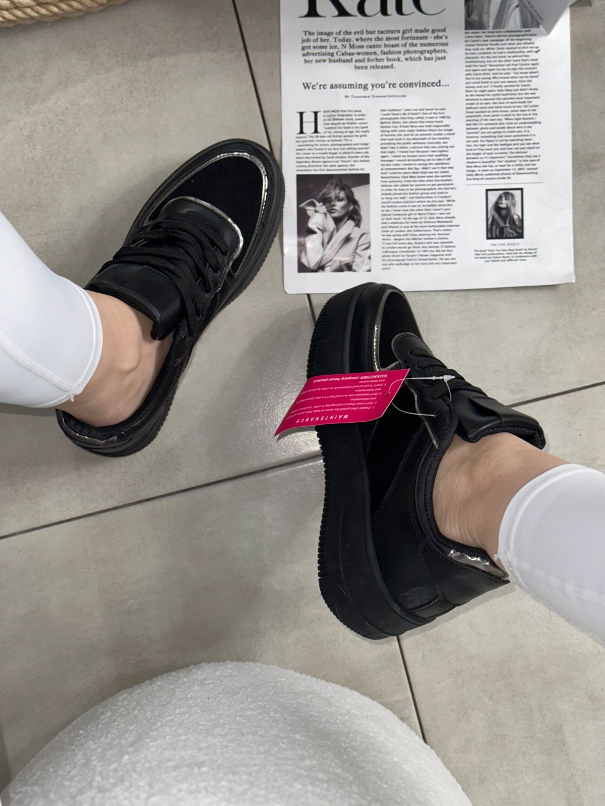 Женские весенние кроссовки FASHION SO-240-136 (8 пар в коробе, размер 36-41)