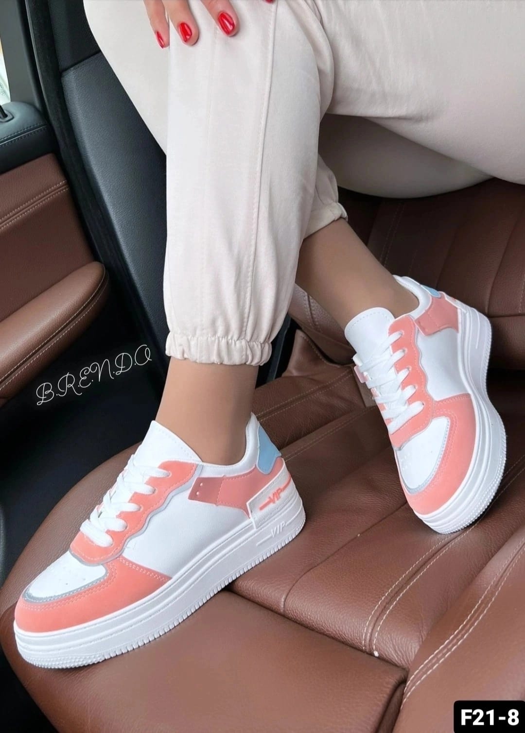 Женские весенние кроссовки FASHION SO-216-59 (8 пар в коробе, размер 36-41)