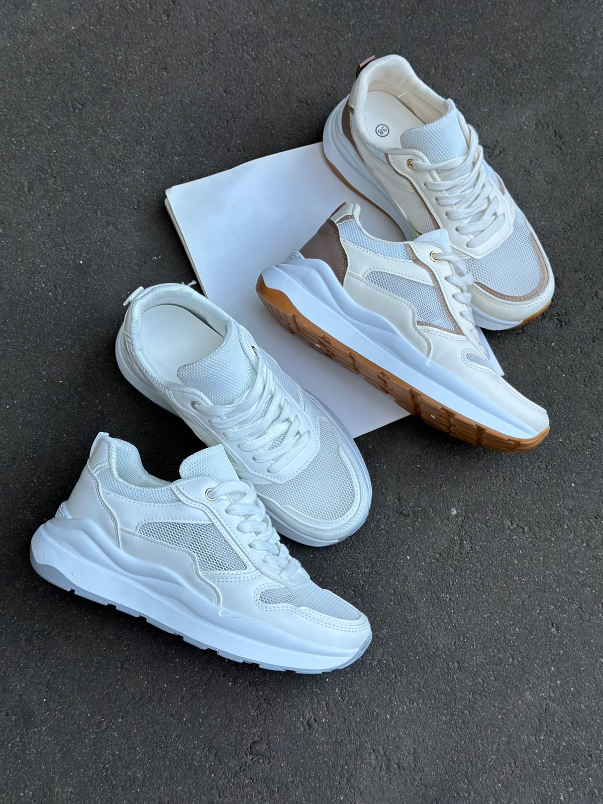 Женские кроссовки  FASHION SO-260-202 (8 пар в коробе, 36-41 размер)