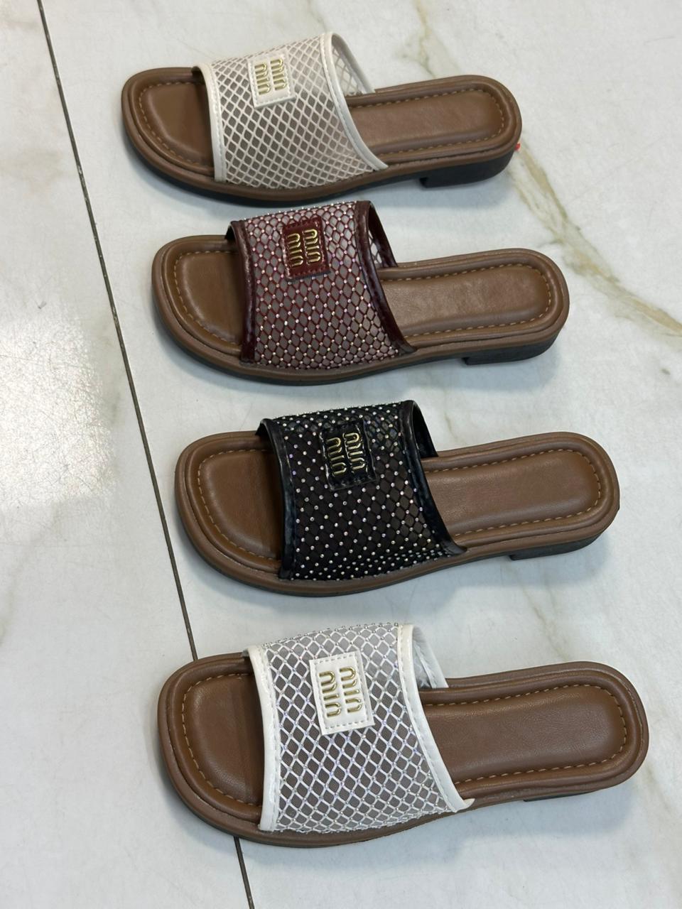 Женские шлепанцы  FASHION SO-262-166 (8 пар в коробе, 36-40 размер)