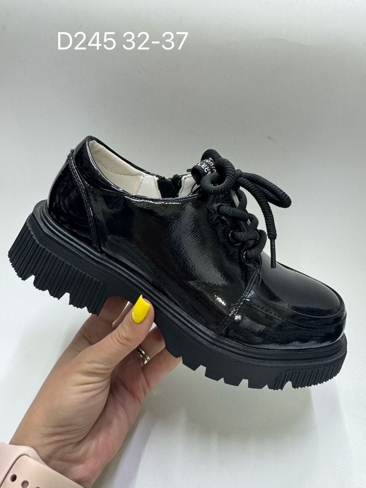 Детские туфли  FASHION SO-258-158 (8 пар в коробе, 32-37 размер)