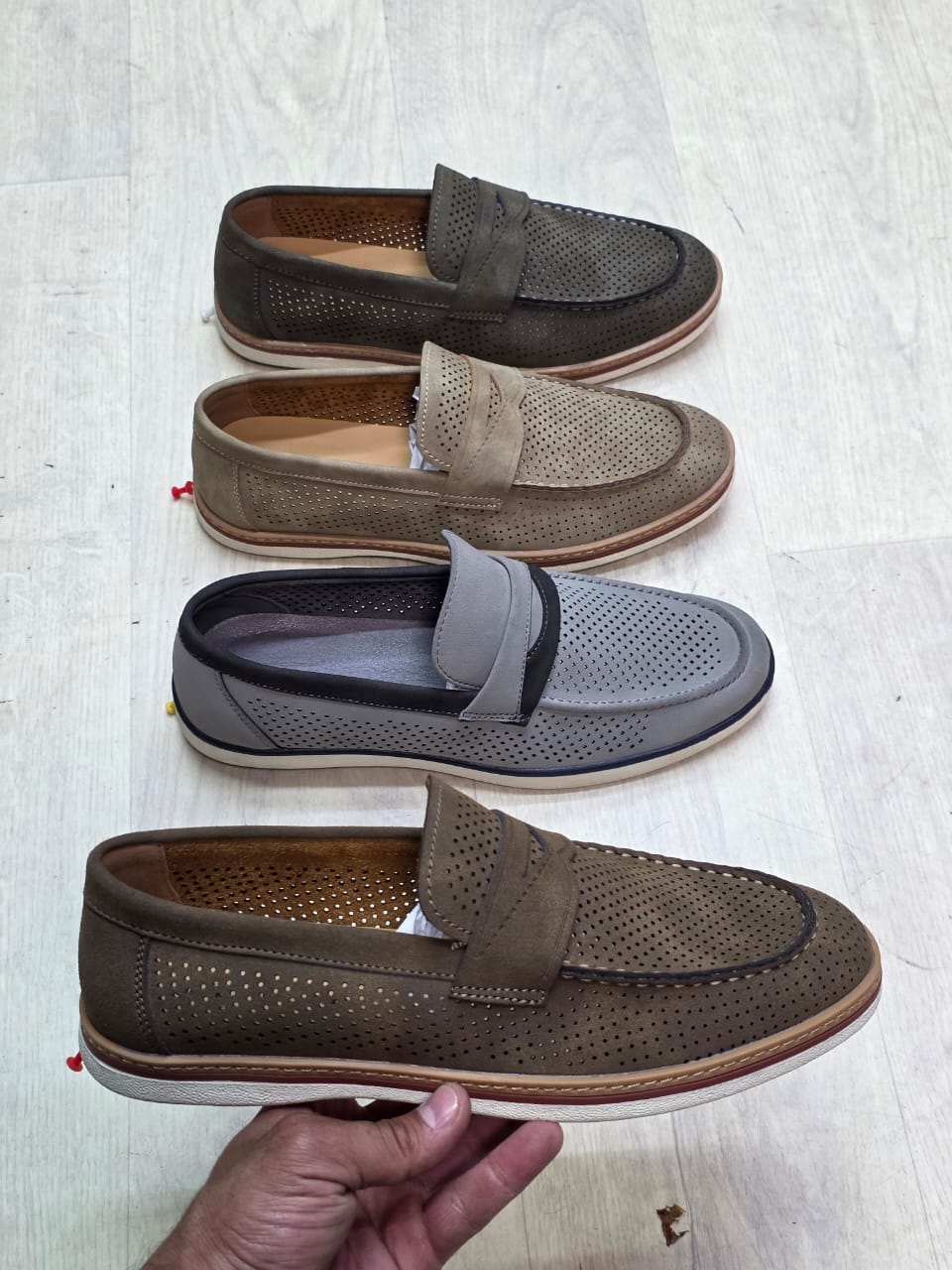 Мужские туфли  FASHION SO-260-38 (8 пар в коробе, 40-45 размер)