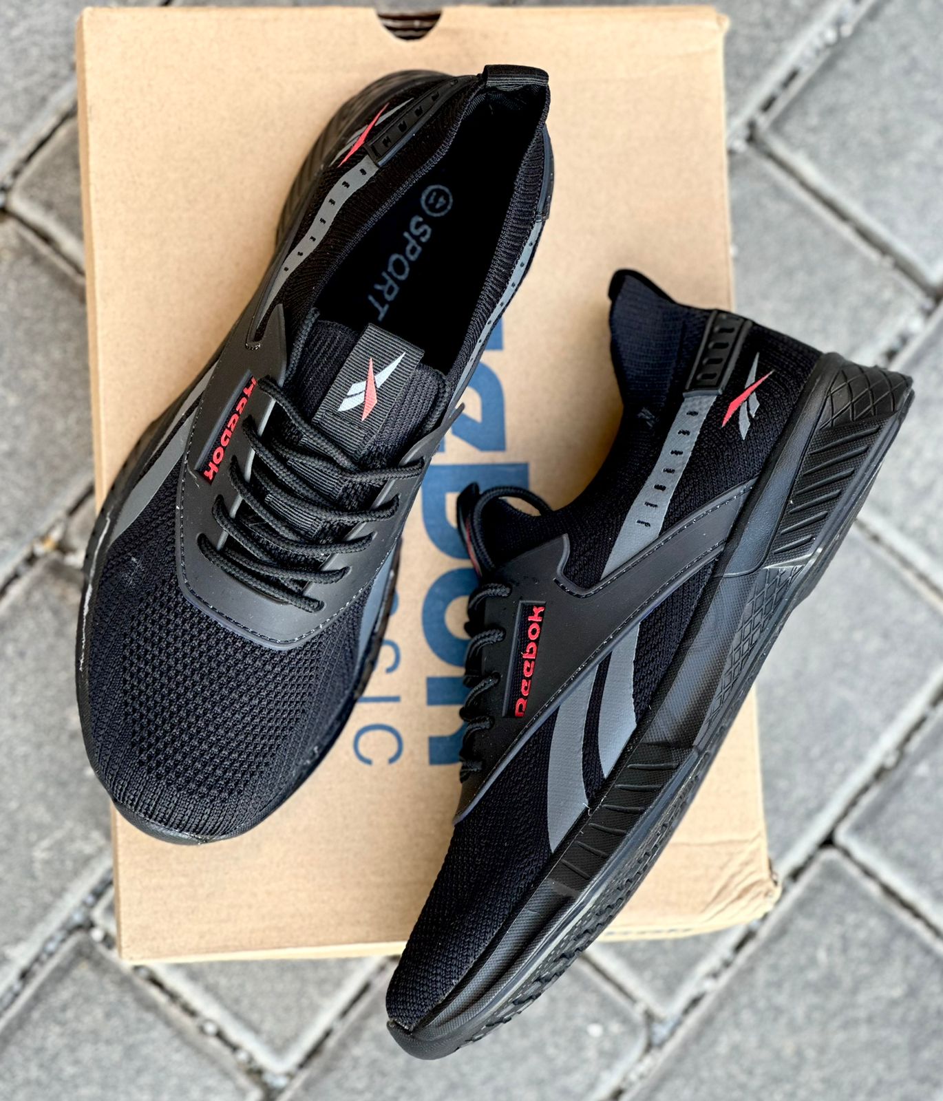 Мужские весенние кроссовки SPORT SO-236-140 (8 пар в коробе, размер 41-46)