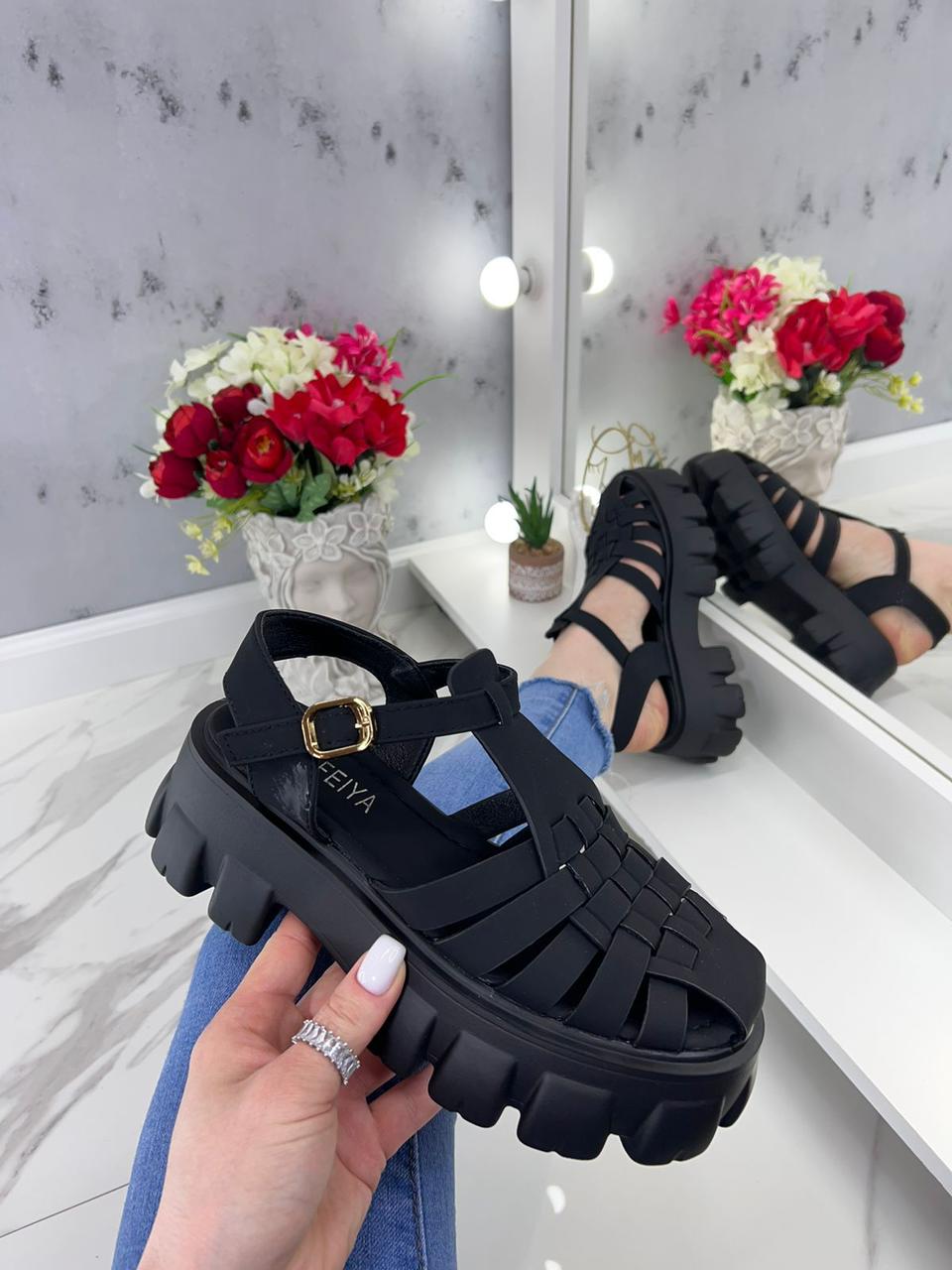 Женские летние босоножки FASHION SO-225-96 (8 пар в коробе, размер 36-41)