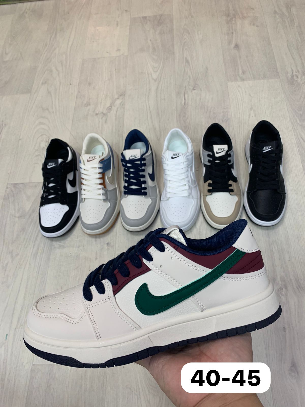 Мужские весенние кроссовки AIR SO-224-69 (8 пар в коробе, размер 40-45)